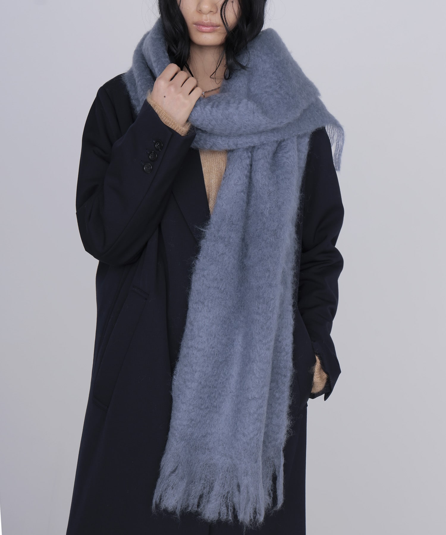 814 Ezcaray/エイトフォーティーンエスカライ】Scarf Liso | AND ON
