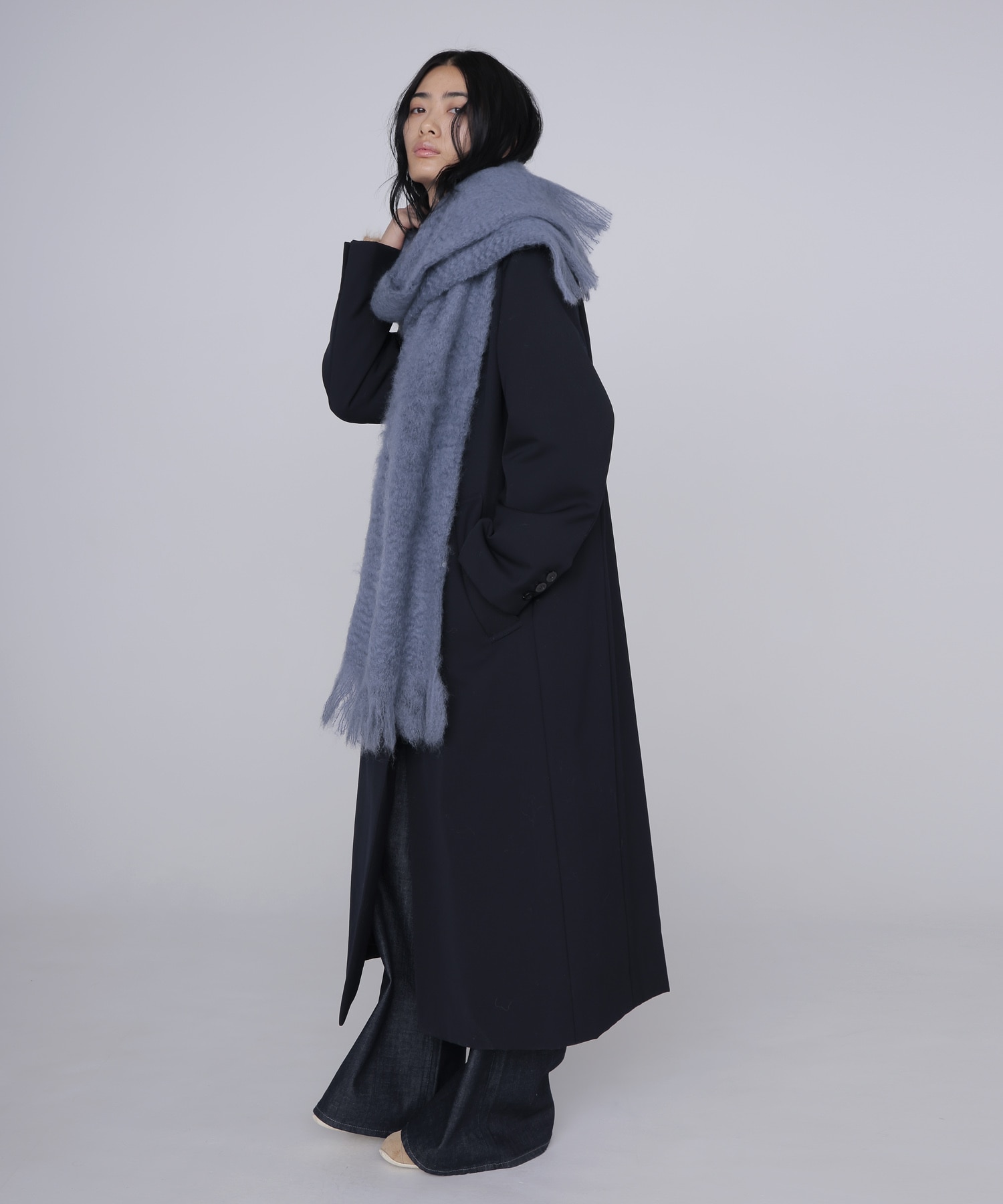 814 Ezcaray/エイトフォーティーンエスカライ】Scarf Liso | AND ON