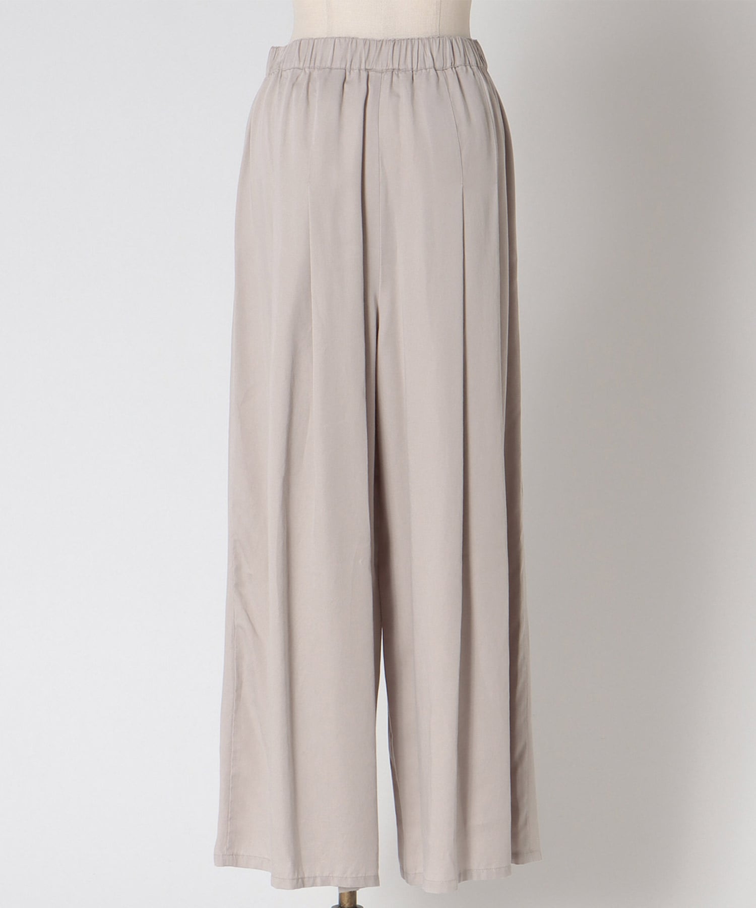 tencel tuck pants