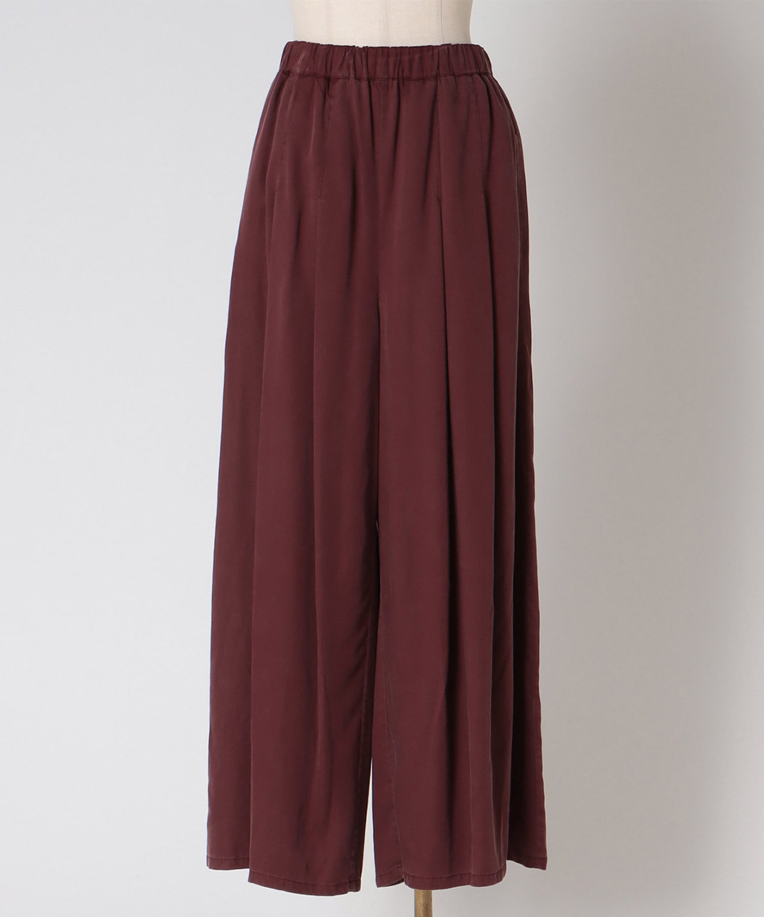 tencel tuck pants