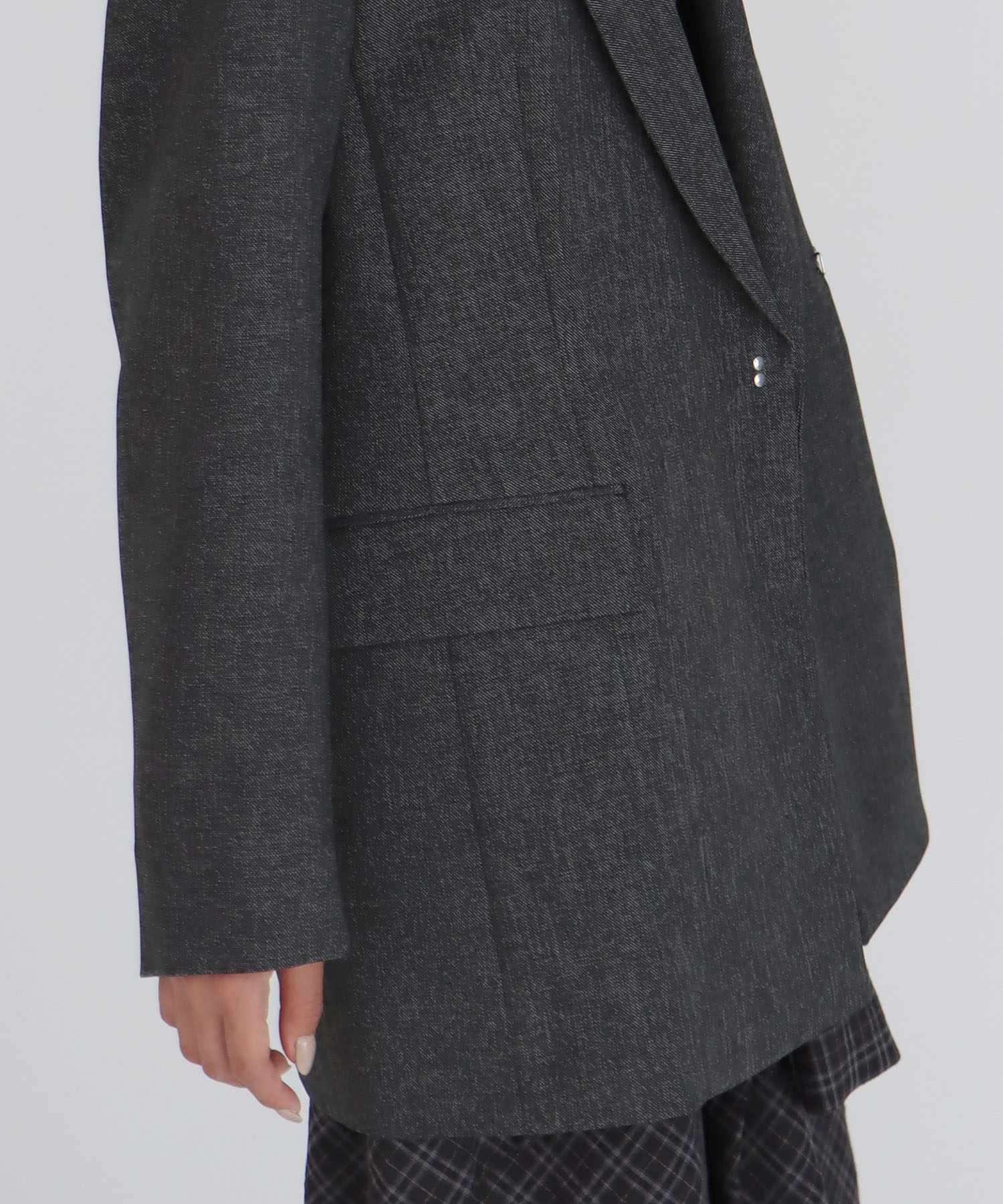 【B7/ベーセッツ】peaked lapel jacket