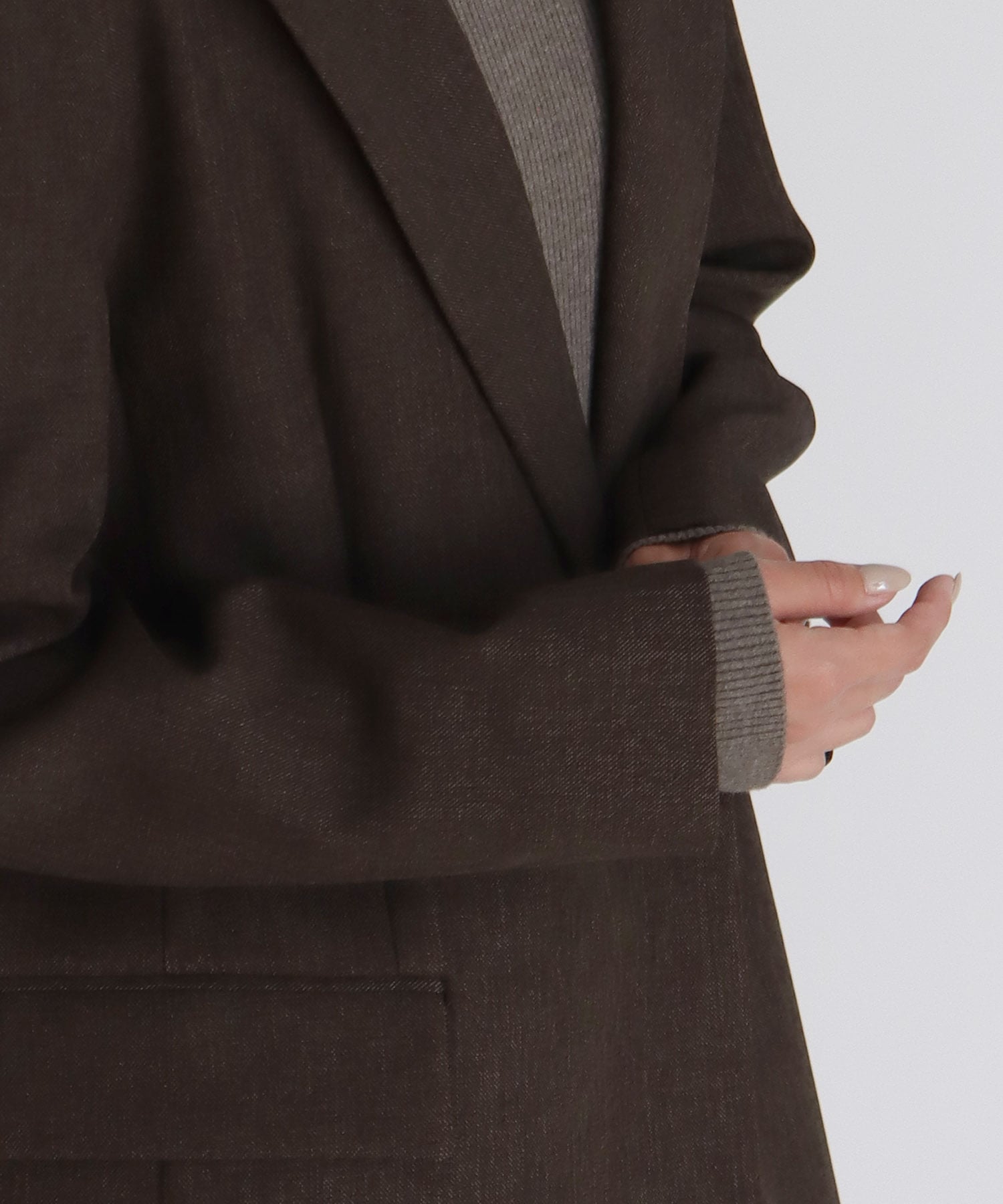 【B7/ベーセッツ】peaked lapel jacket