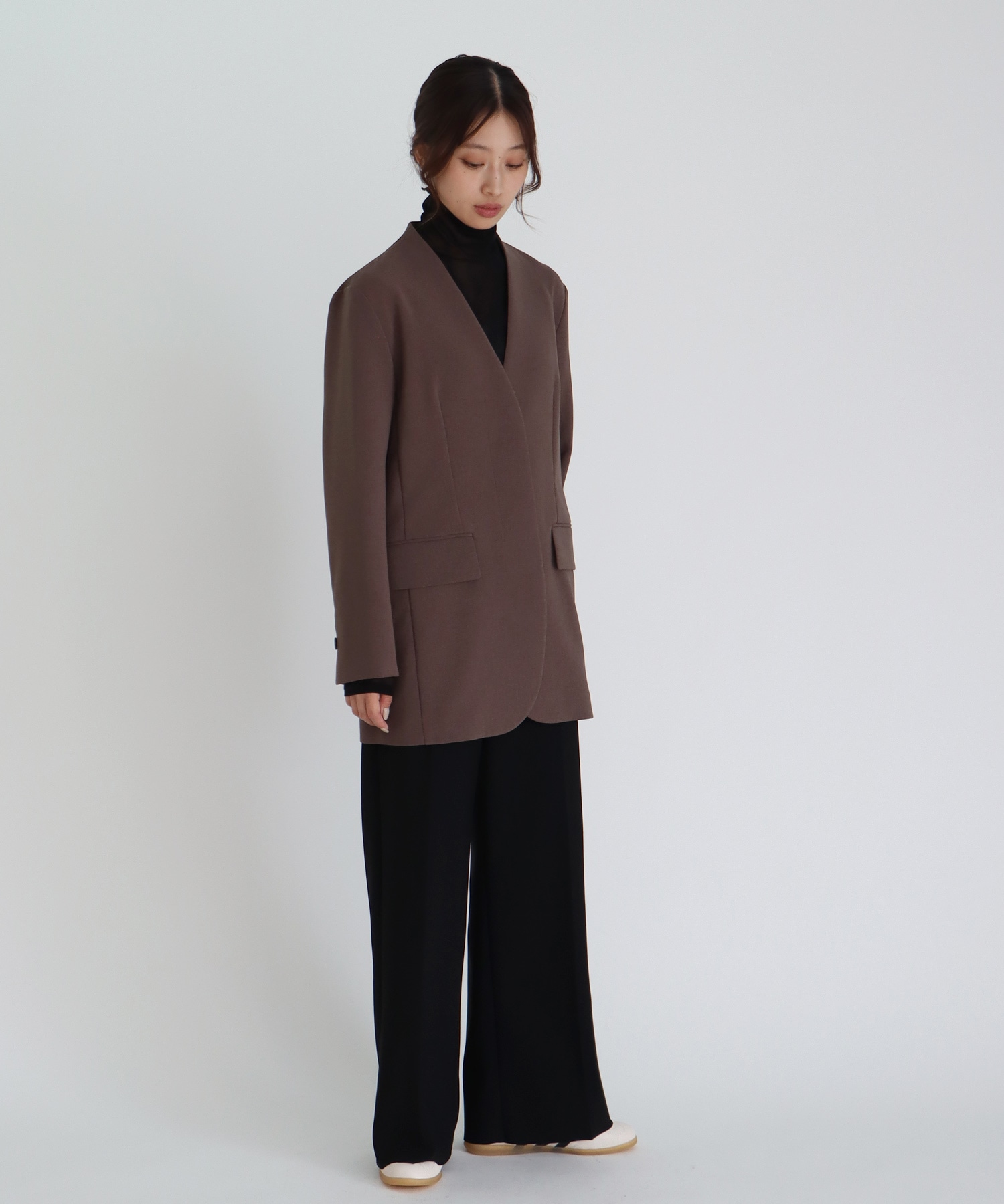 【B7/ベーセッツ】nocollar jacket