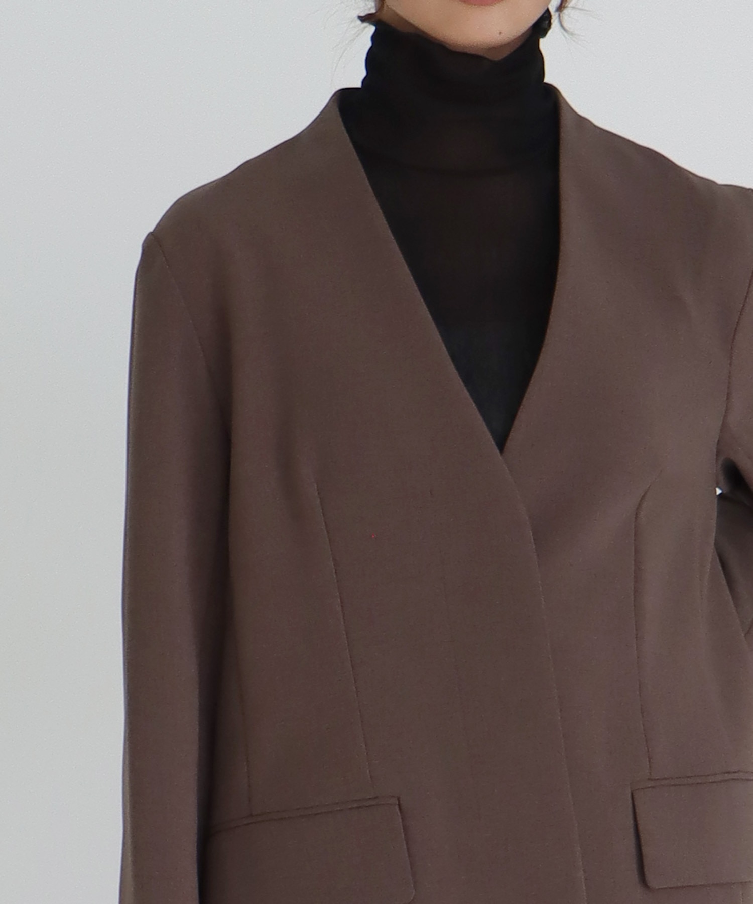 【B7/ベーセッツ】nocollar jacket