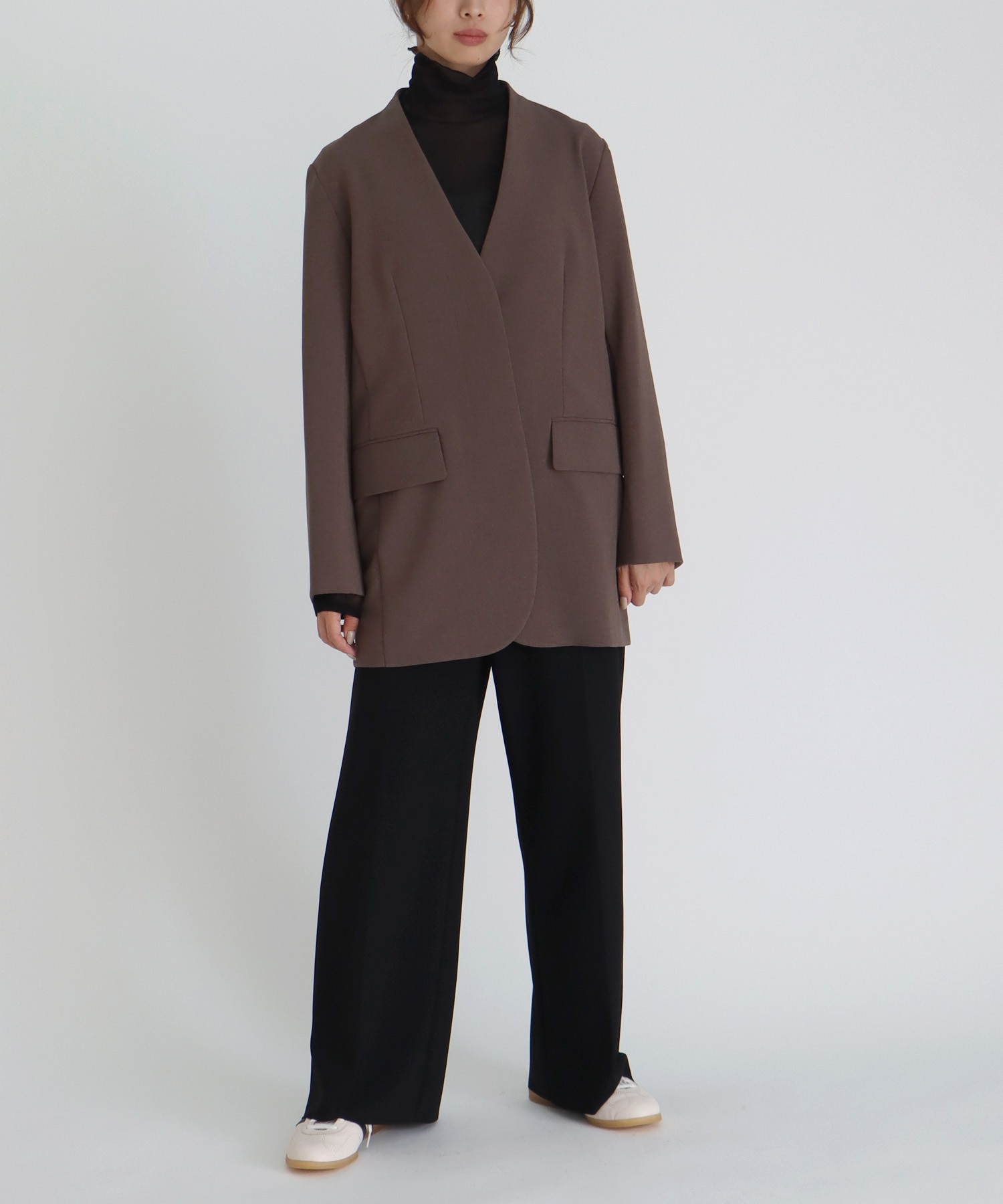 【B7/ベーセッツ】nocollar jacket
