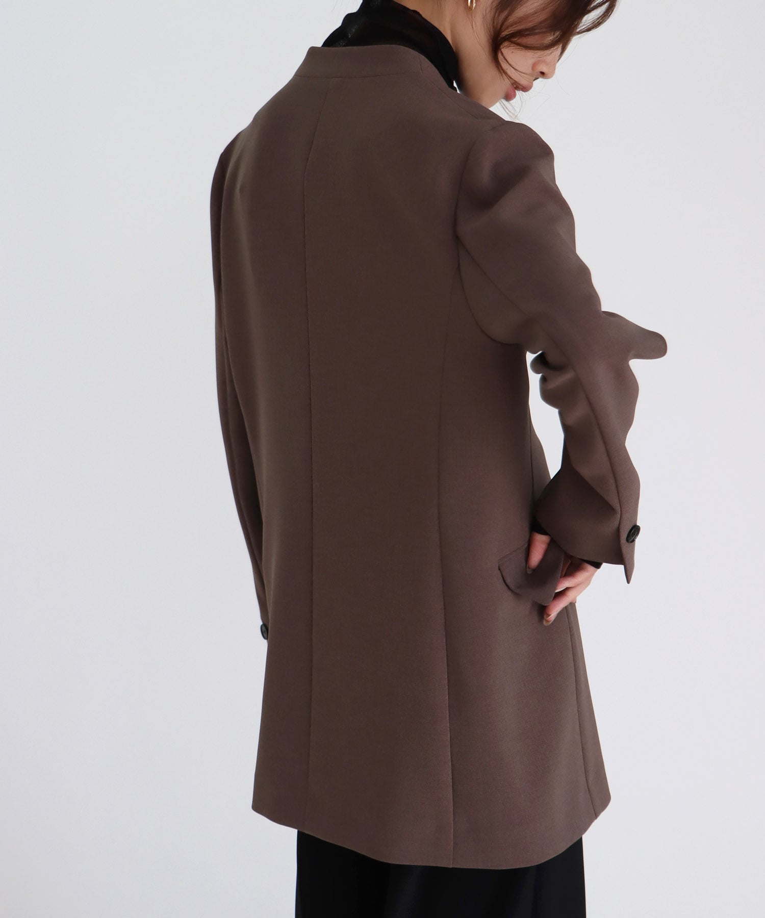 【B7/ベーセッツ】nocollar jacket