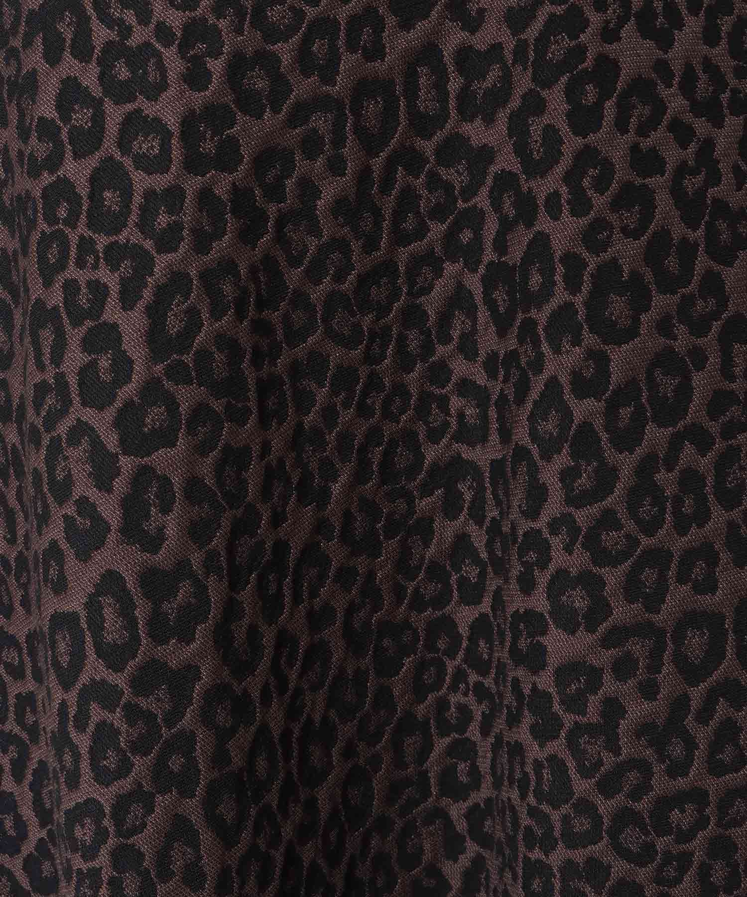 【B7/ベーセッツ】leopard jacquard skirt