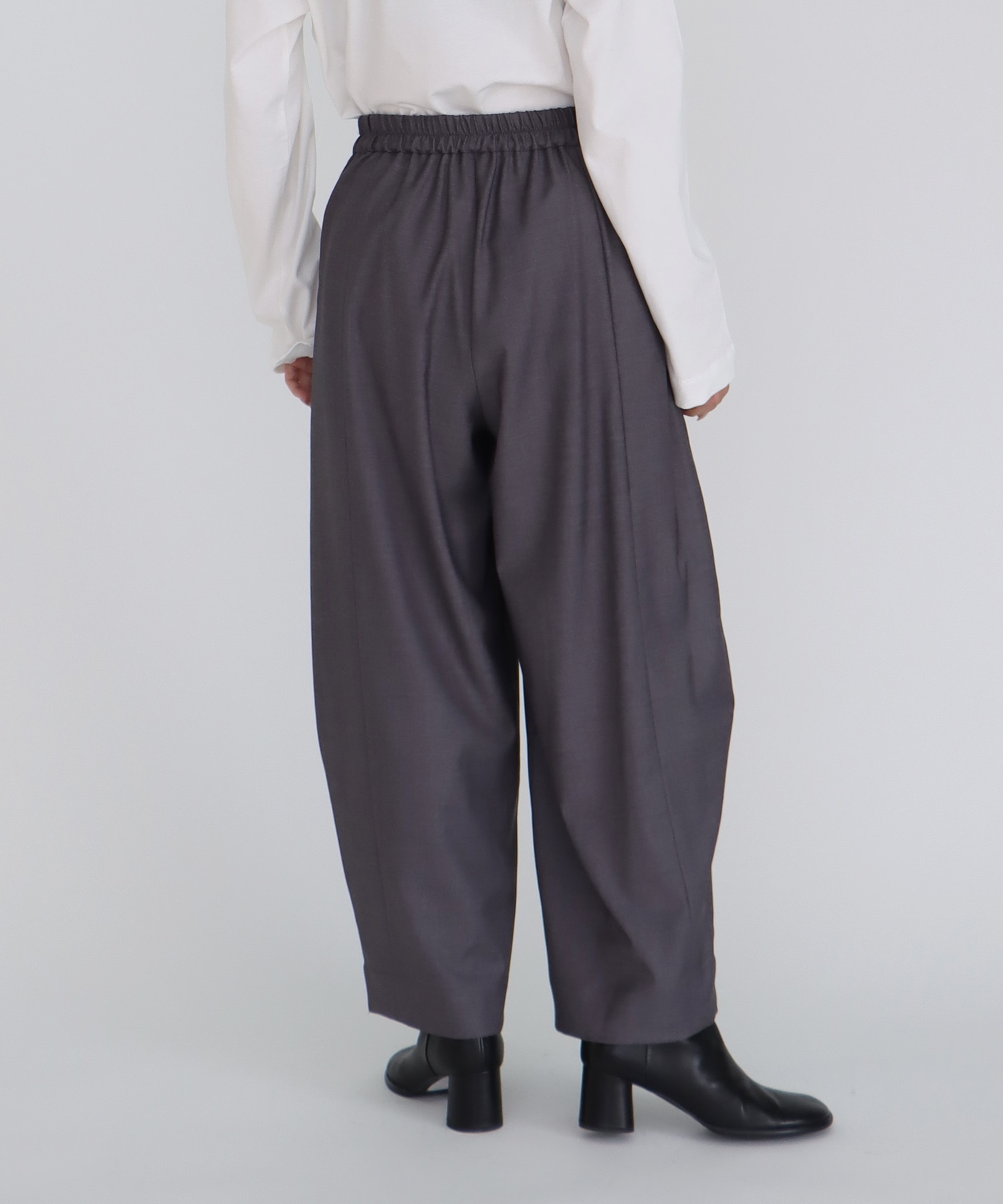 【B7/ベーセッツ】short length barrel pants