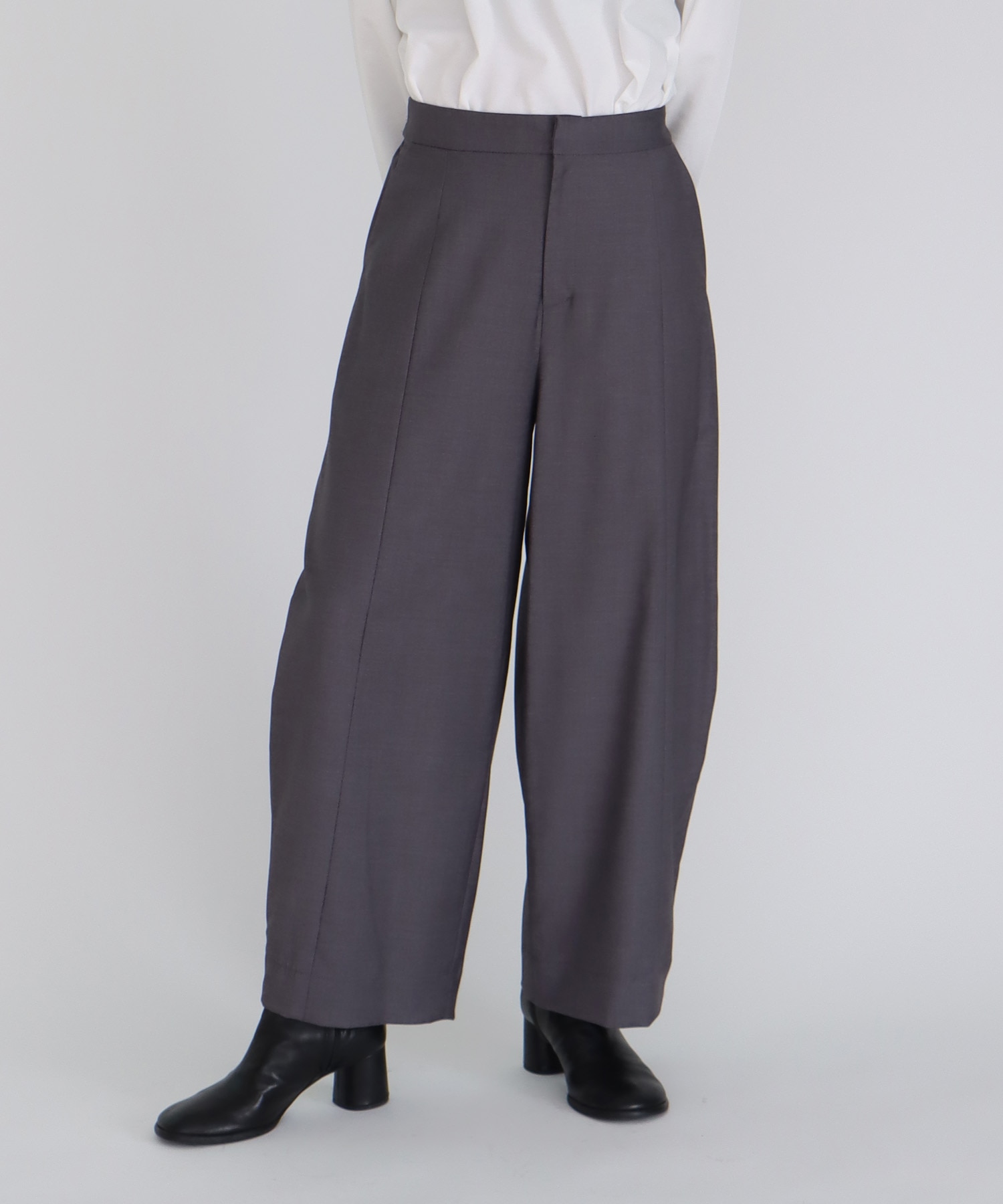 【B7/ベーセッツ】short length barrel pants