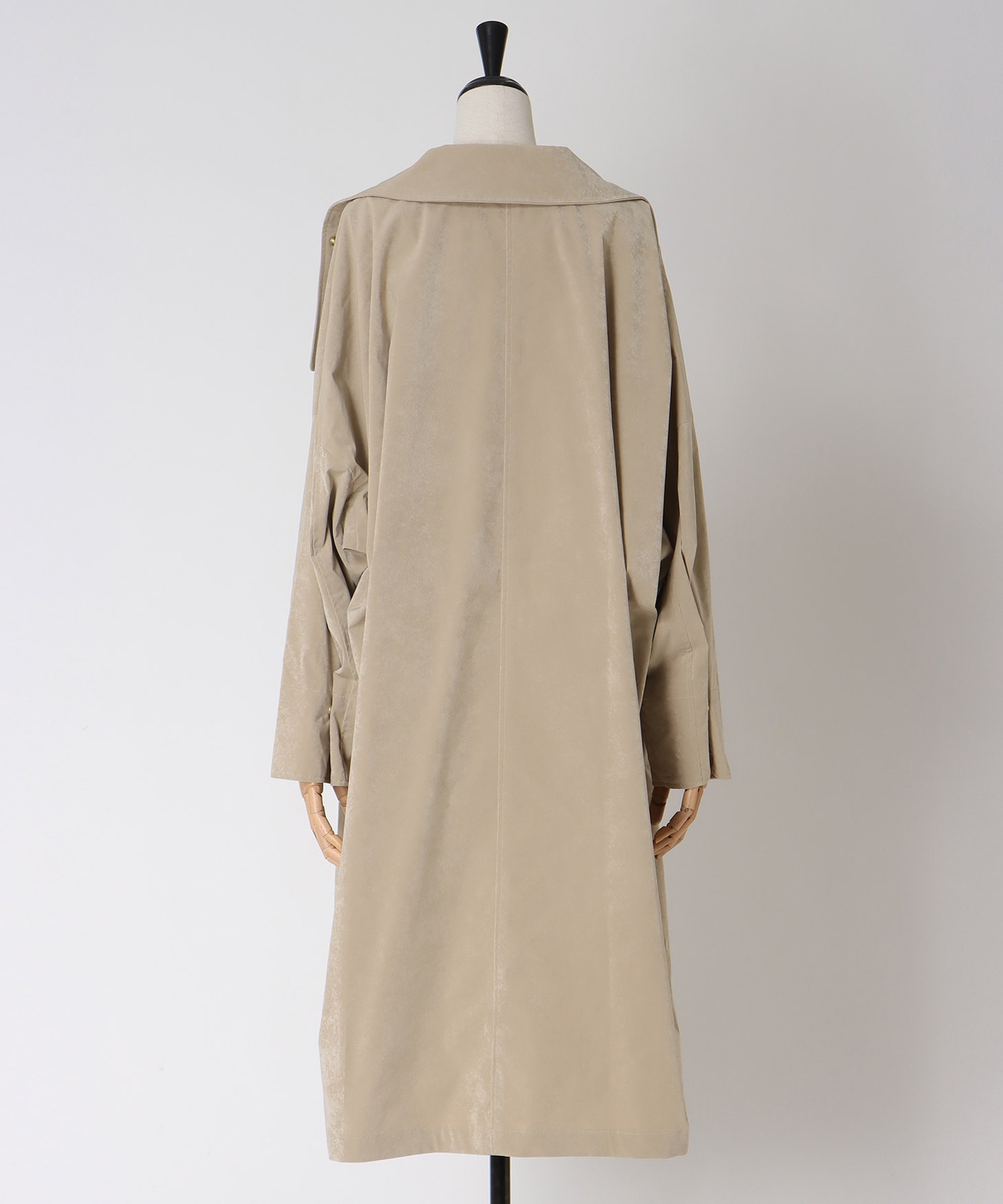 【B7/ベーセッツ】suede vintage taffeta coat