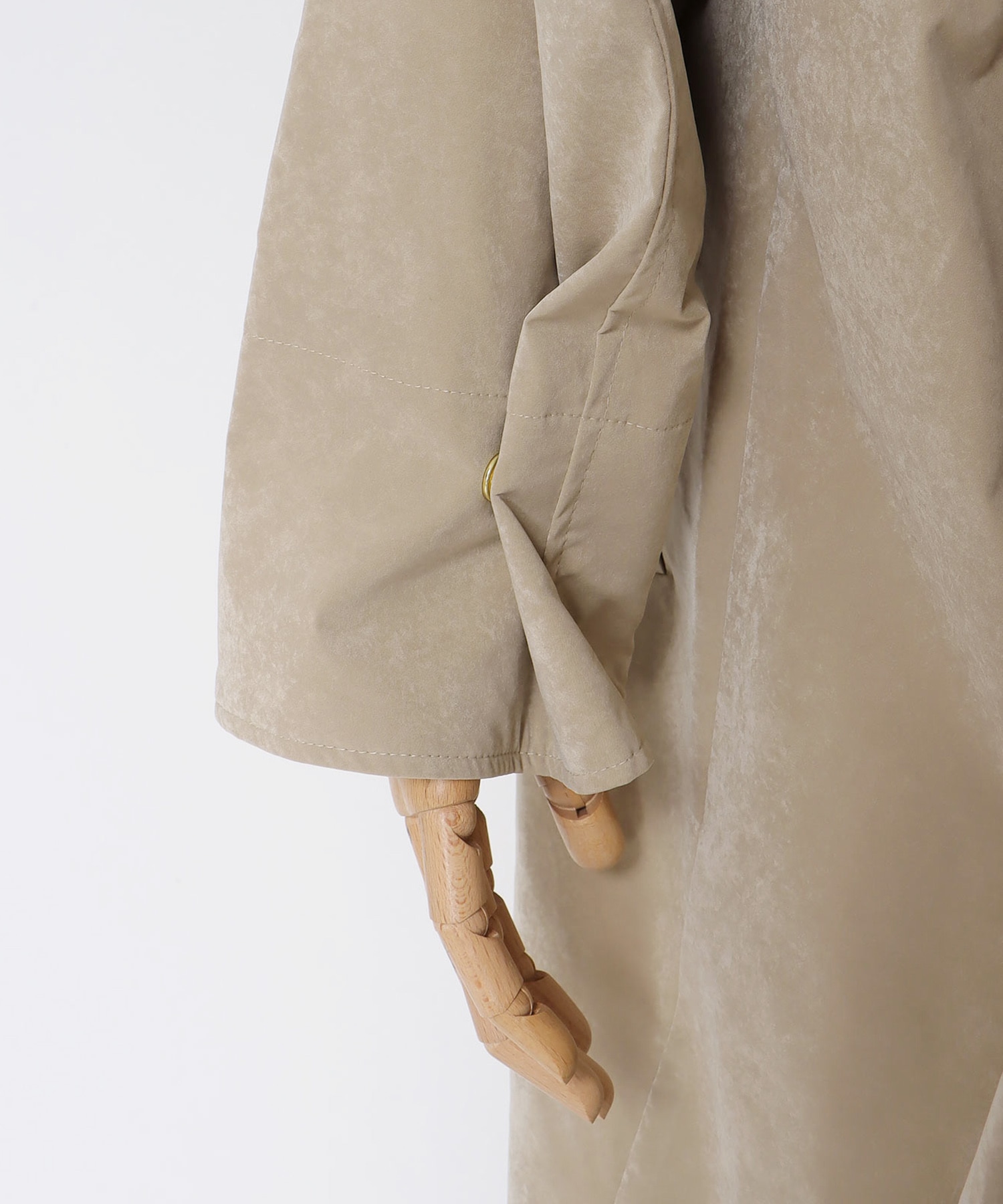 【B7/ベーセッツ】suede vintage taffeta coat
