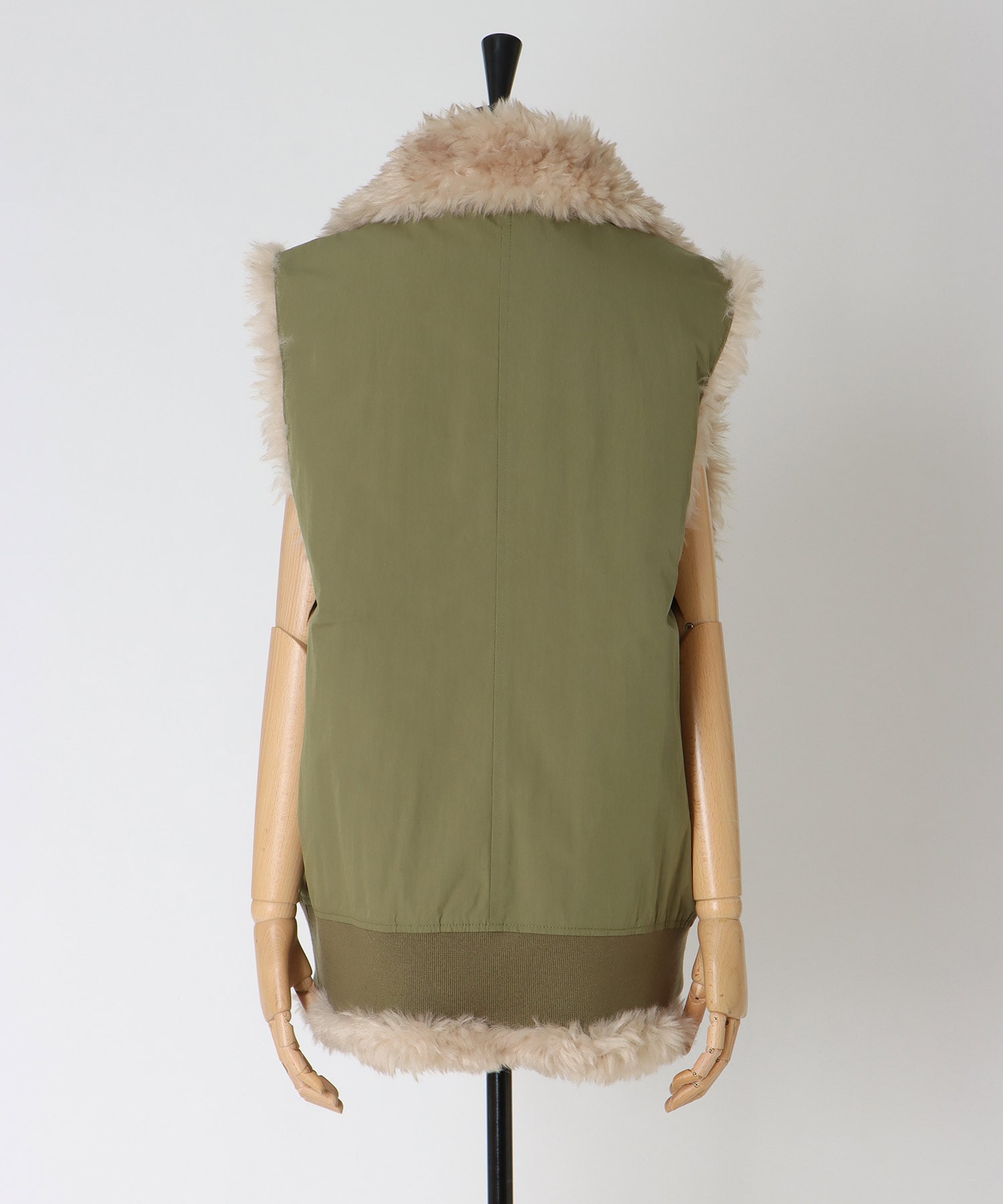 【venit/ヴェニット】REVERSIBLE FUR VEST