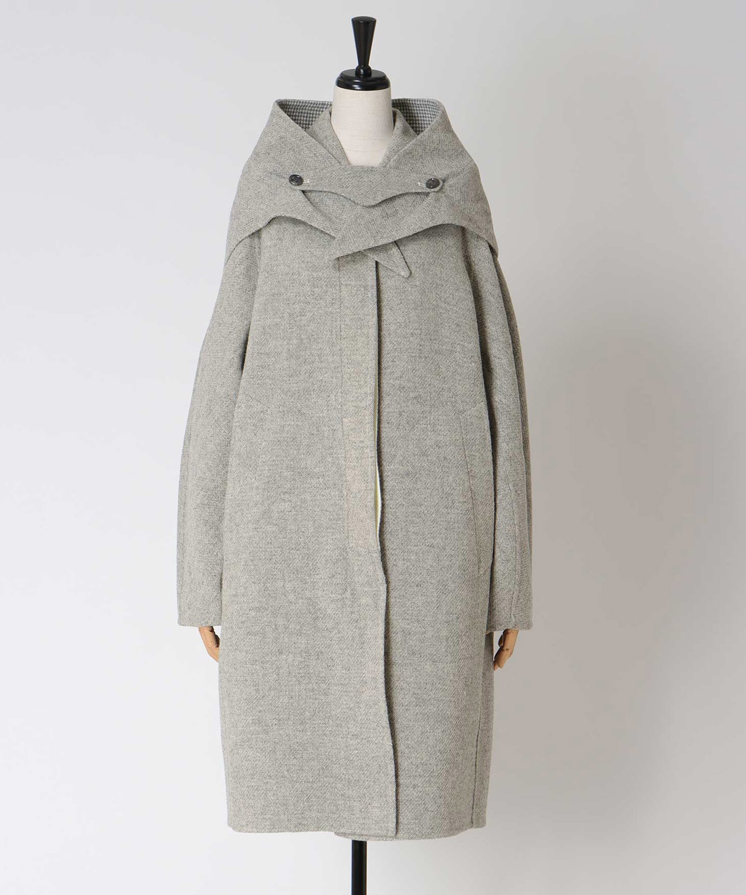 【VENIT/ヴェニット】REVERSIBLE CHECK COAT