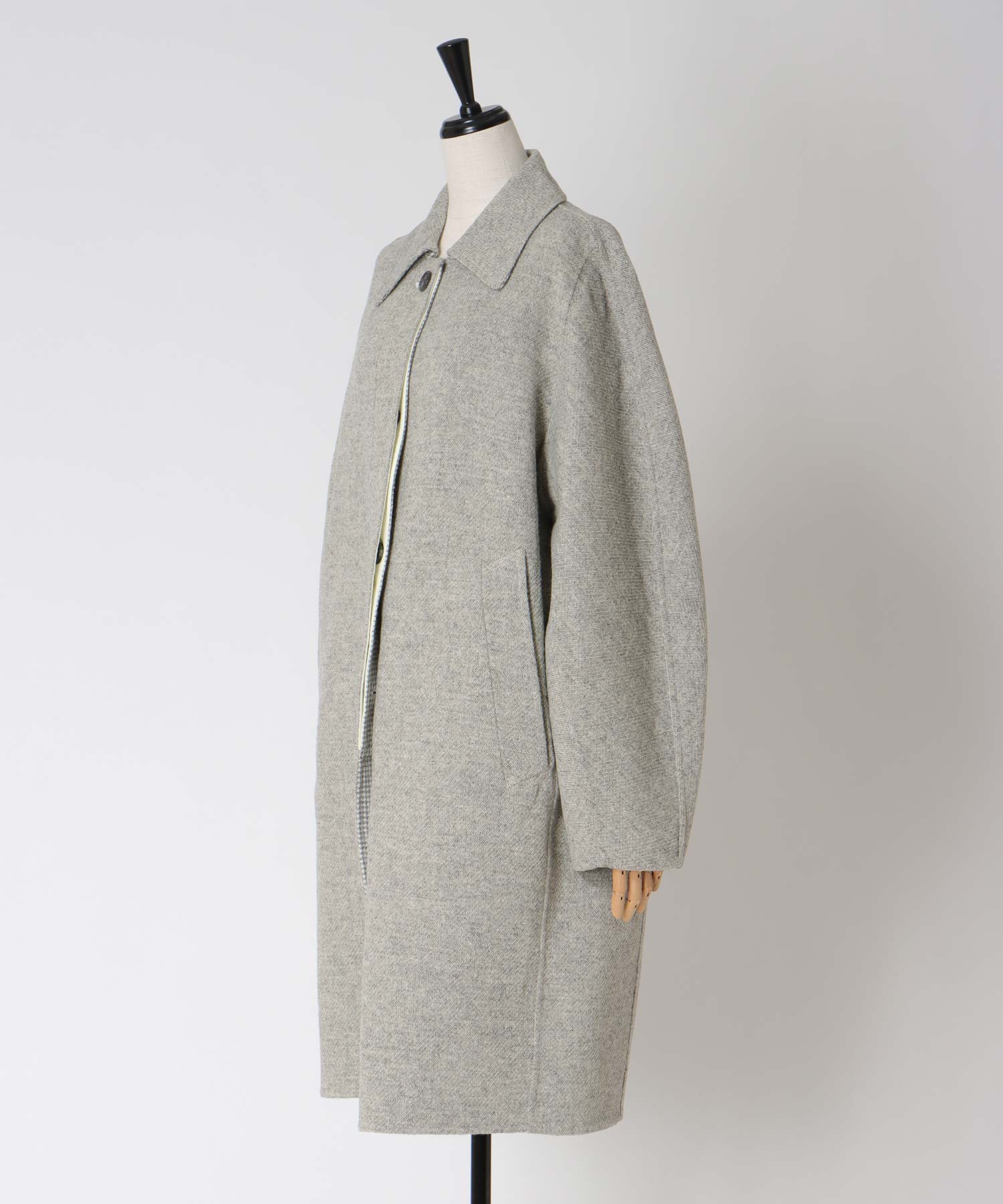 【VENIT/ヴェニット】REVERSIBLE CHECK COAT