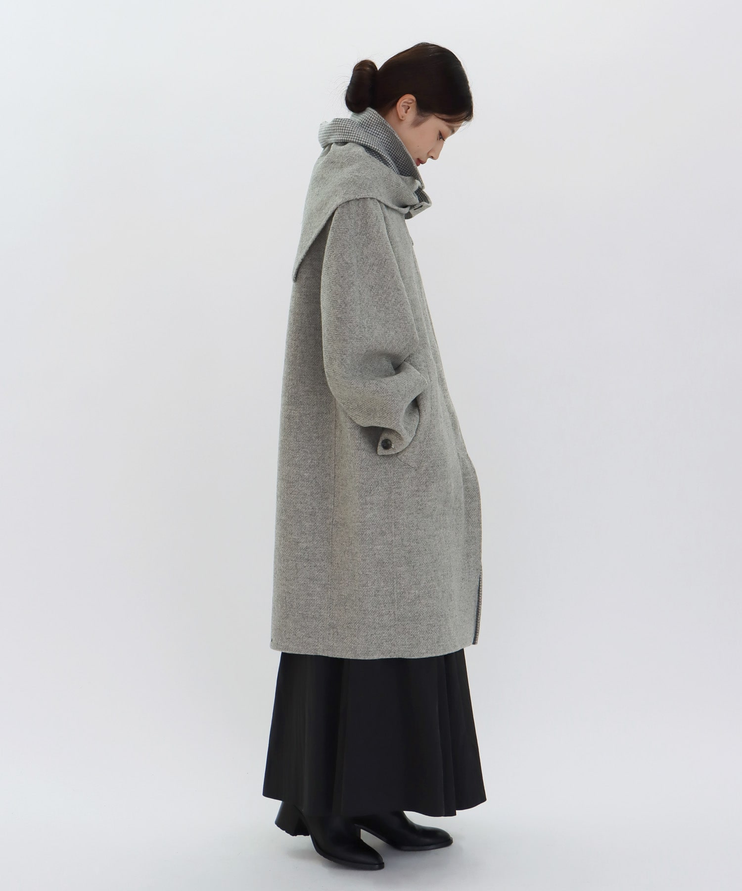 【VENIT/ヴェニット】REVERSIBLE CHECK COAT