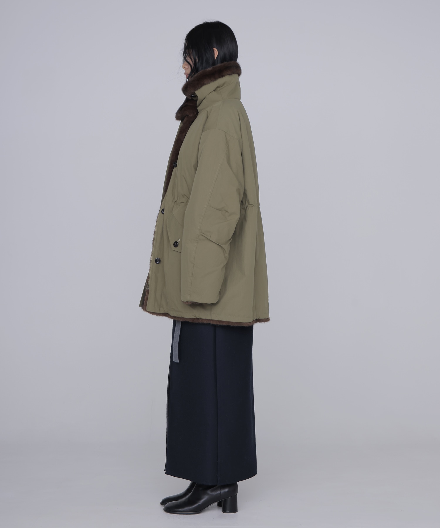 【venit/ヴェニット】REVERSIBLE FUR COAT