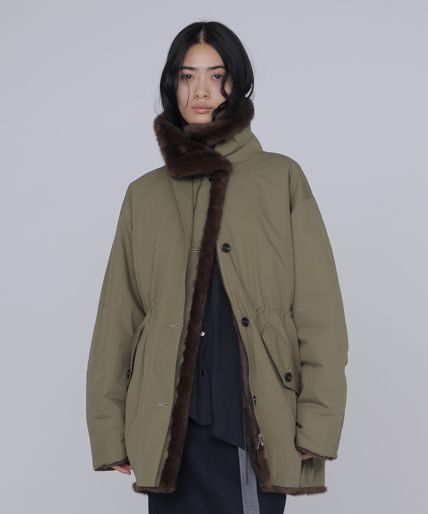 【venit/ヴェニット】REVERSIBLE FUR COAT