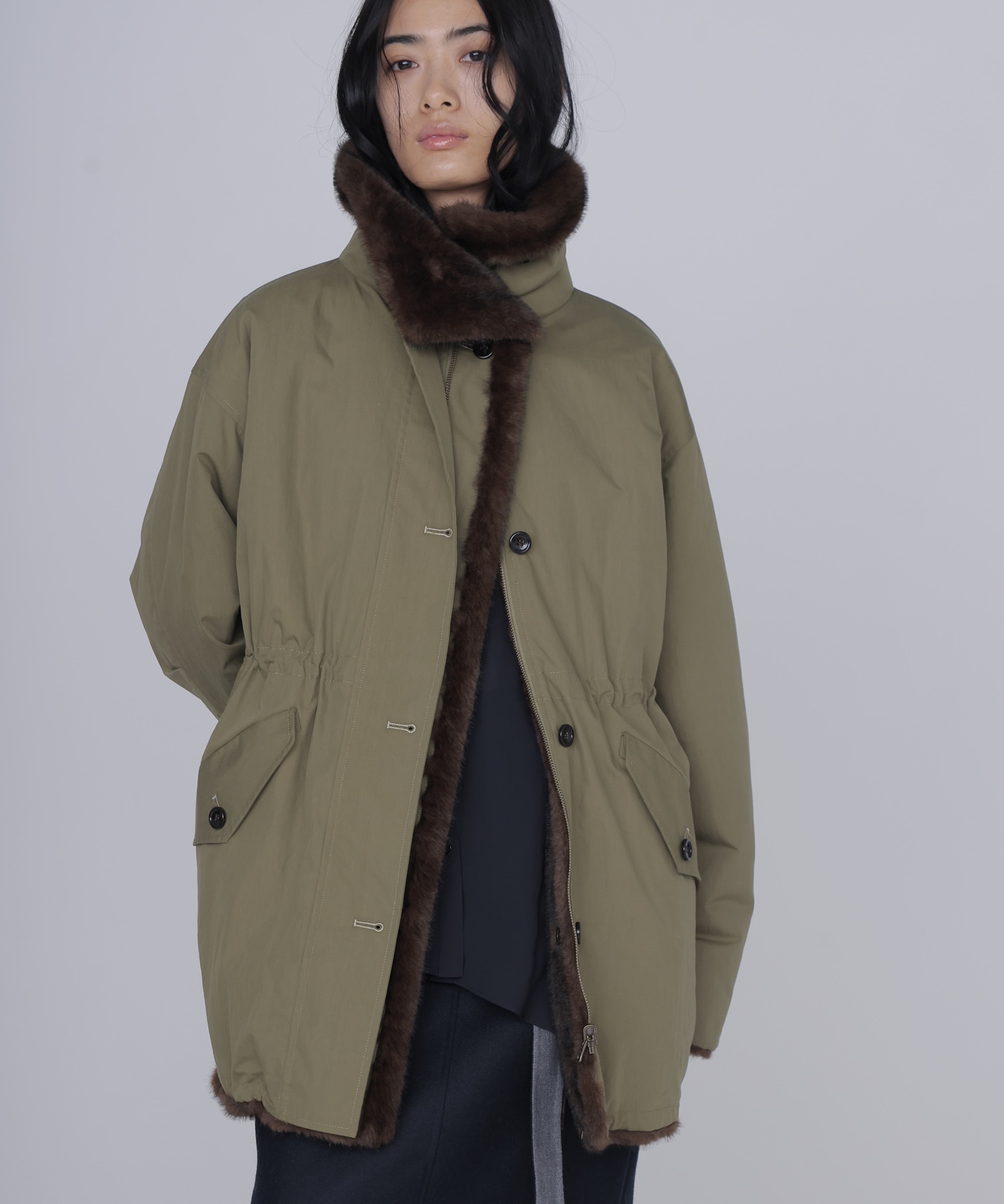 【venit/ヴェニット】REVERSIBLE FUR COAT