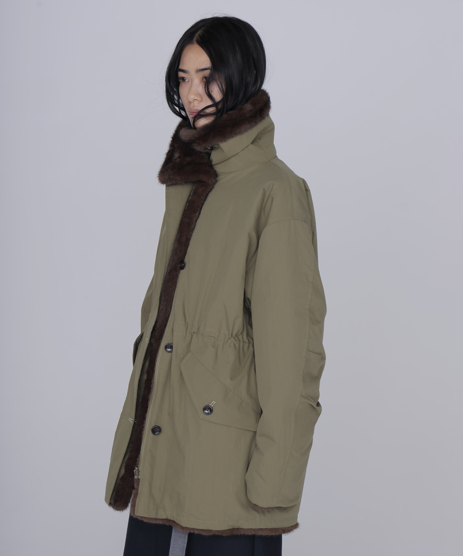 【venit/ヴェニット】REVERSIBLE FUR COAT