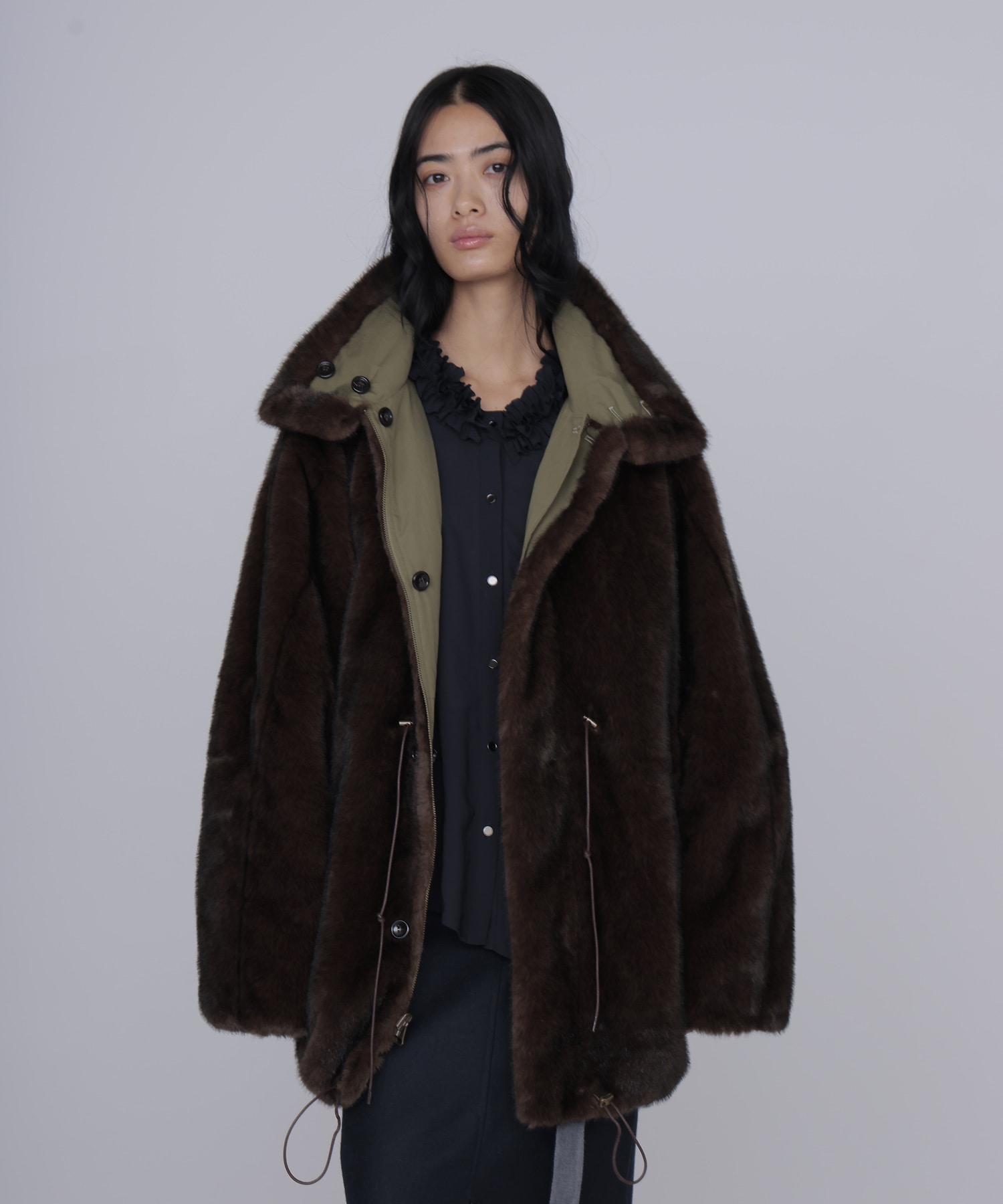 【venit/ヴェニット】REVERSIBLE FUR COAT