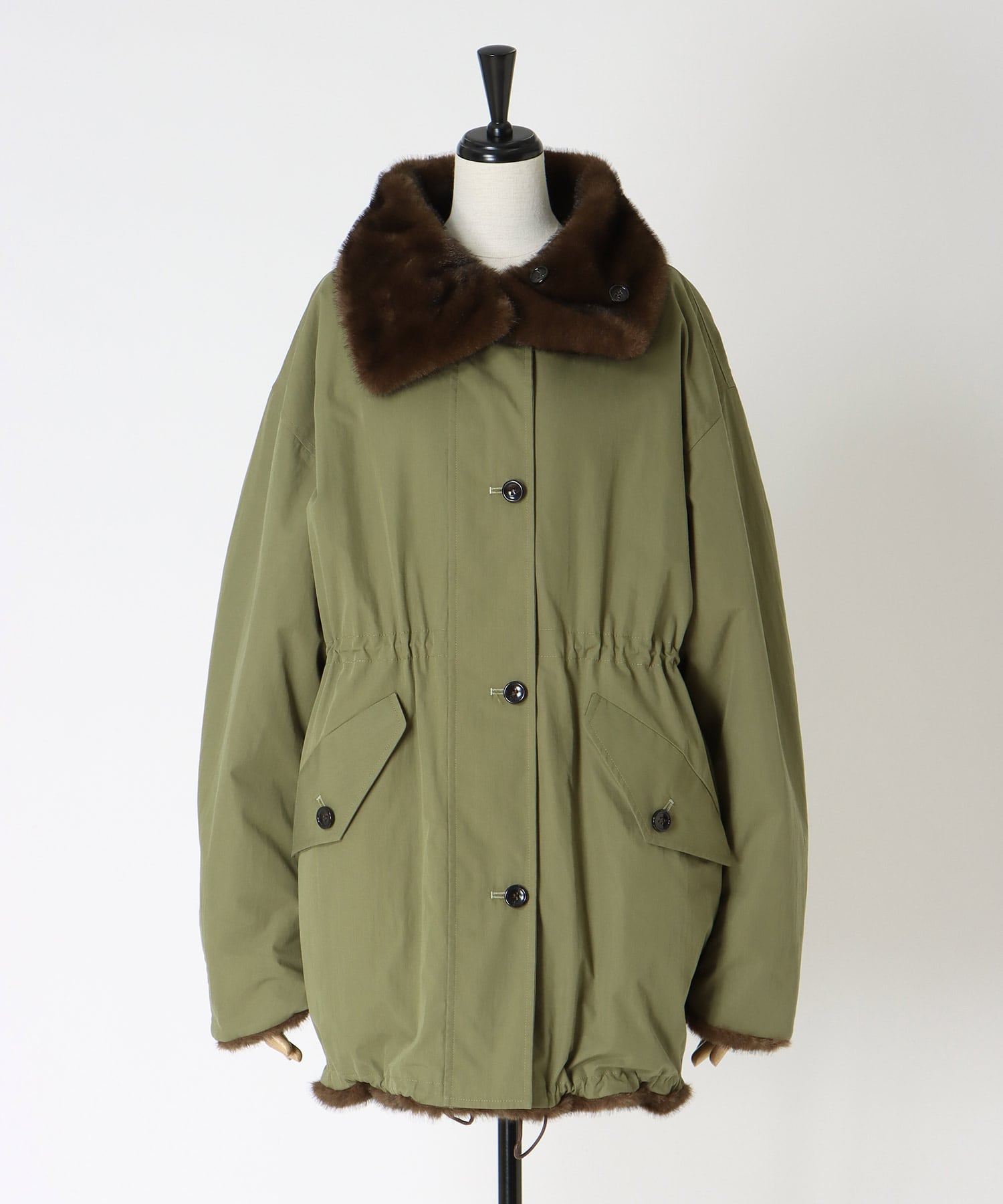 【venit/ヴェニット】REVERSIBLE FUR COAT