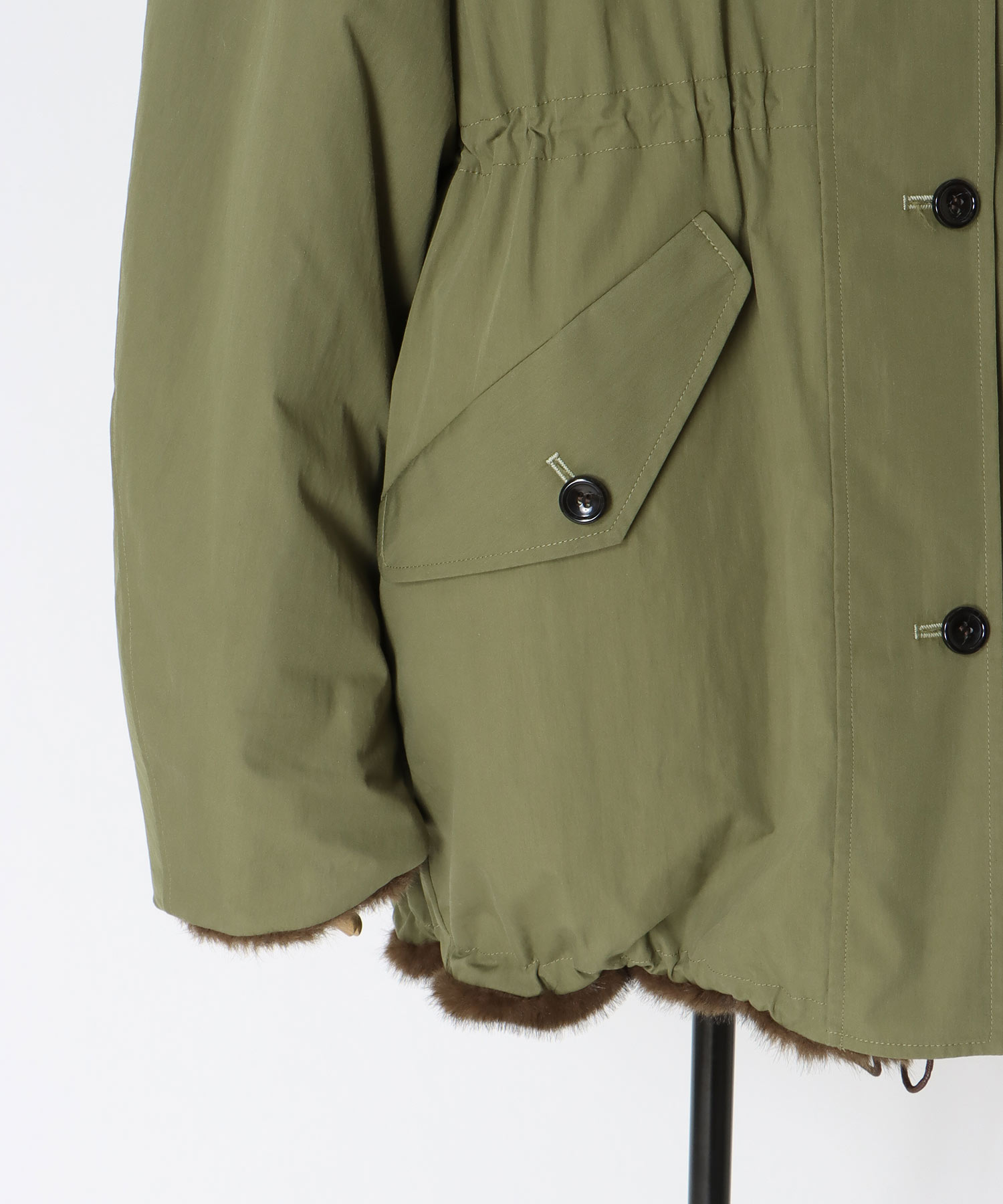 【venit/ヴェニット】REVERSIBLE FUR COAT