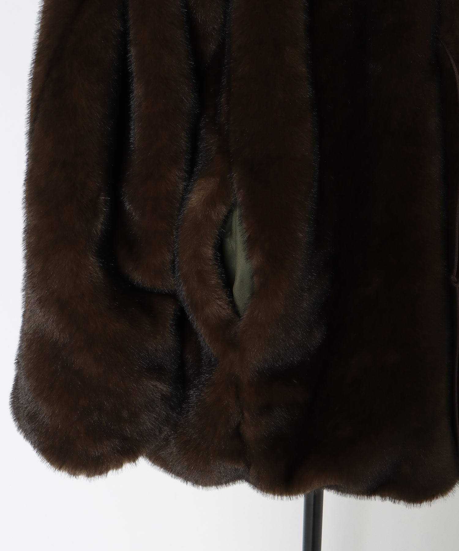 【venit/ヴェニット】REVERSIBLE FUR COAT