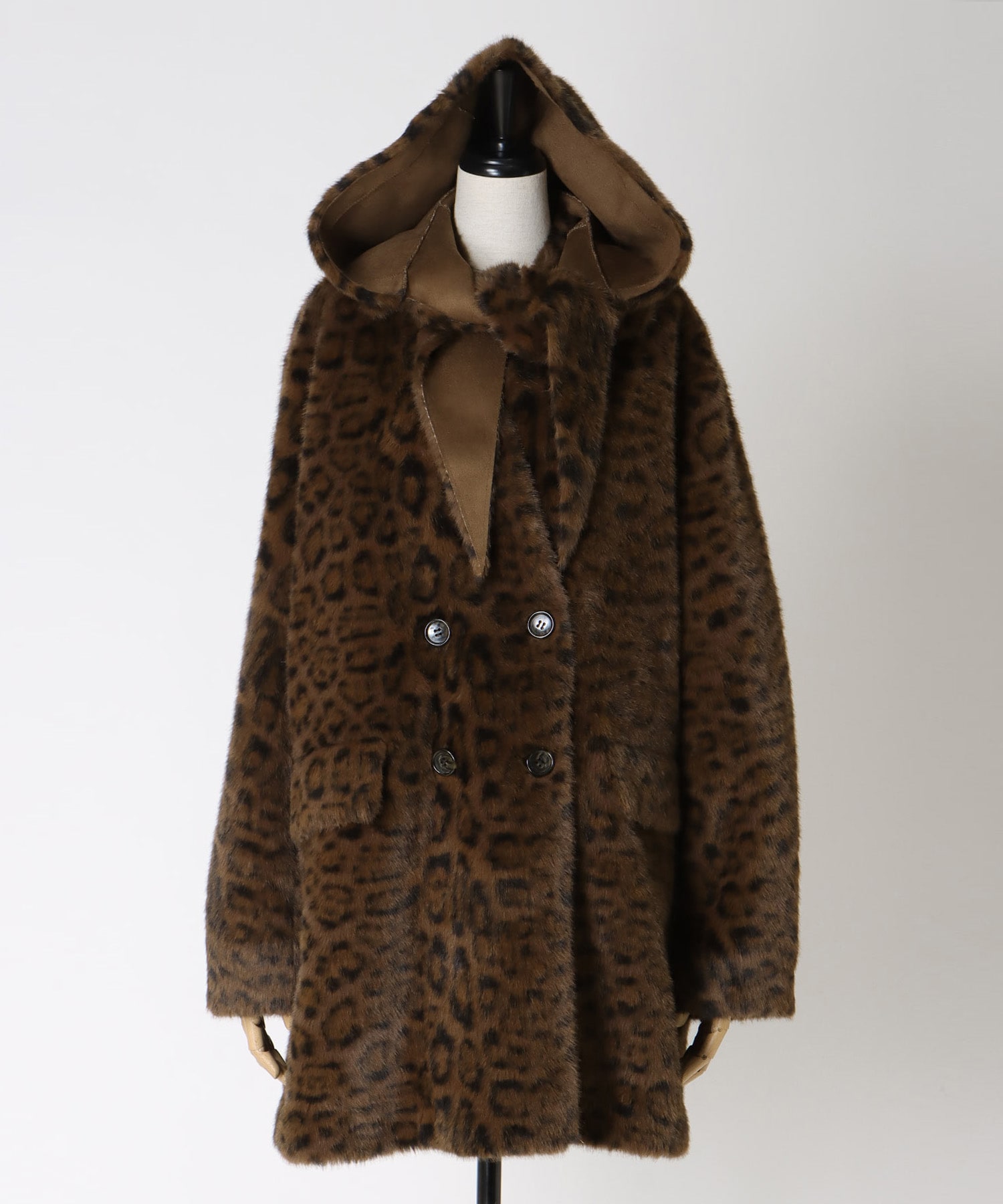 【venit/ヴェニット】LEOPARD COAT