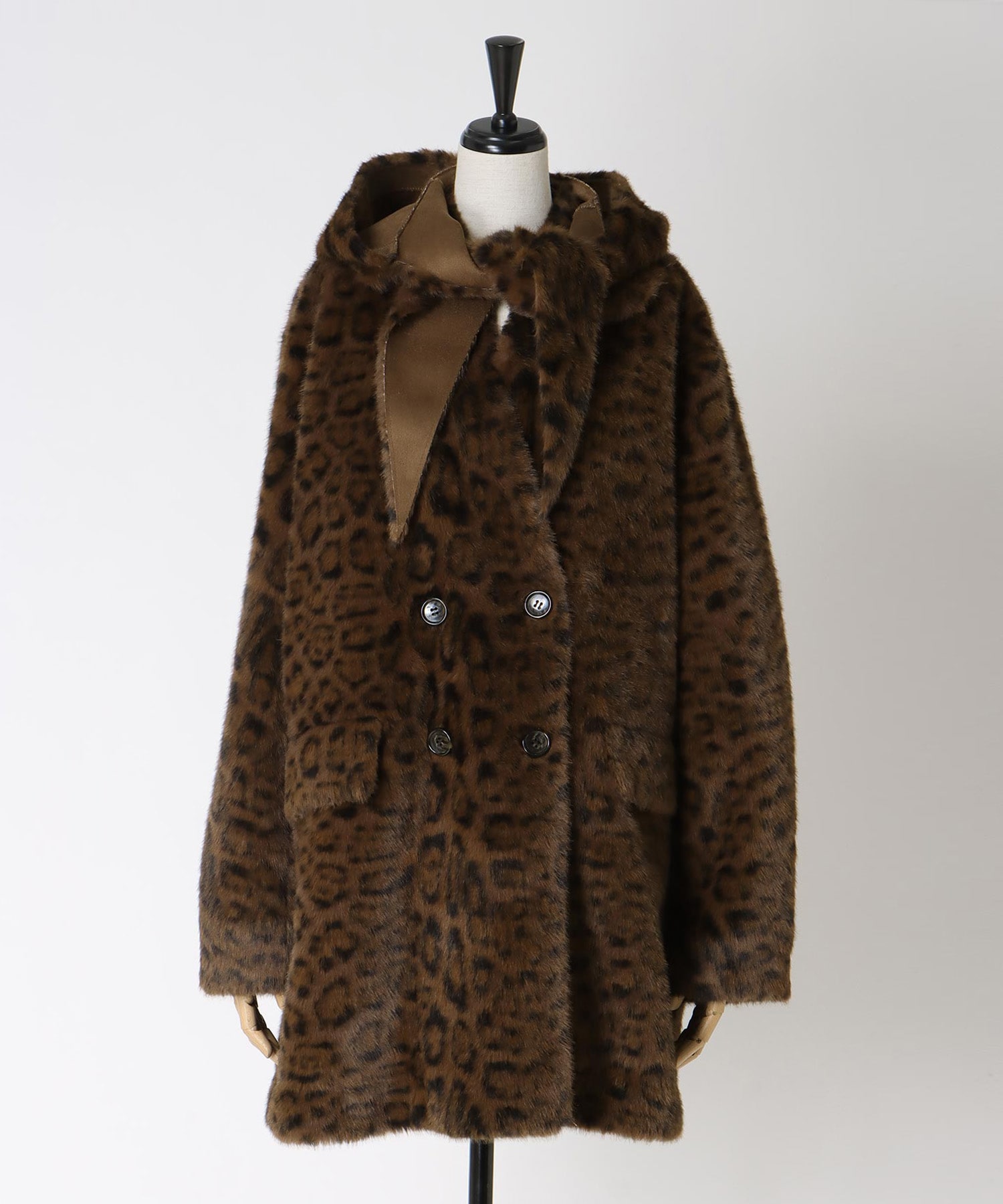 【venit/ヴェニット】LEOPARD COAT