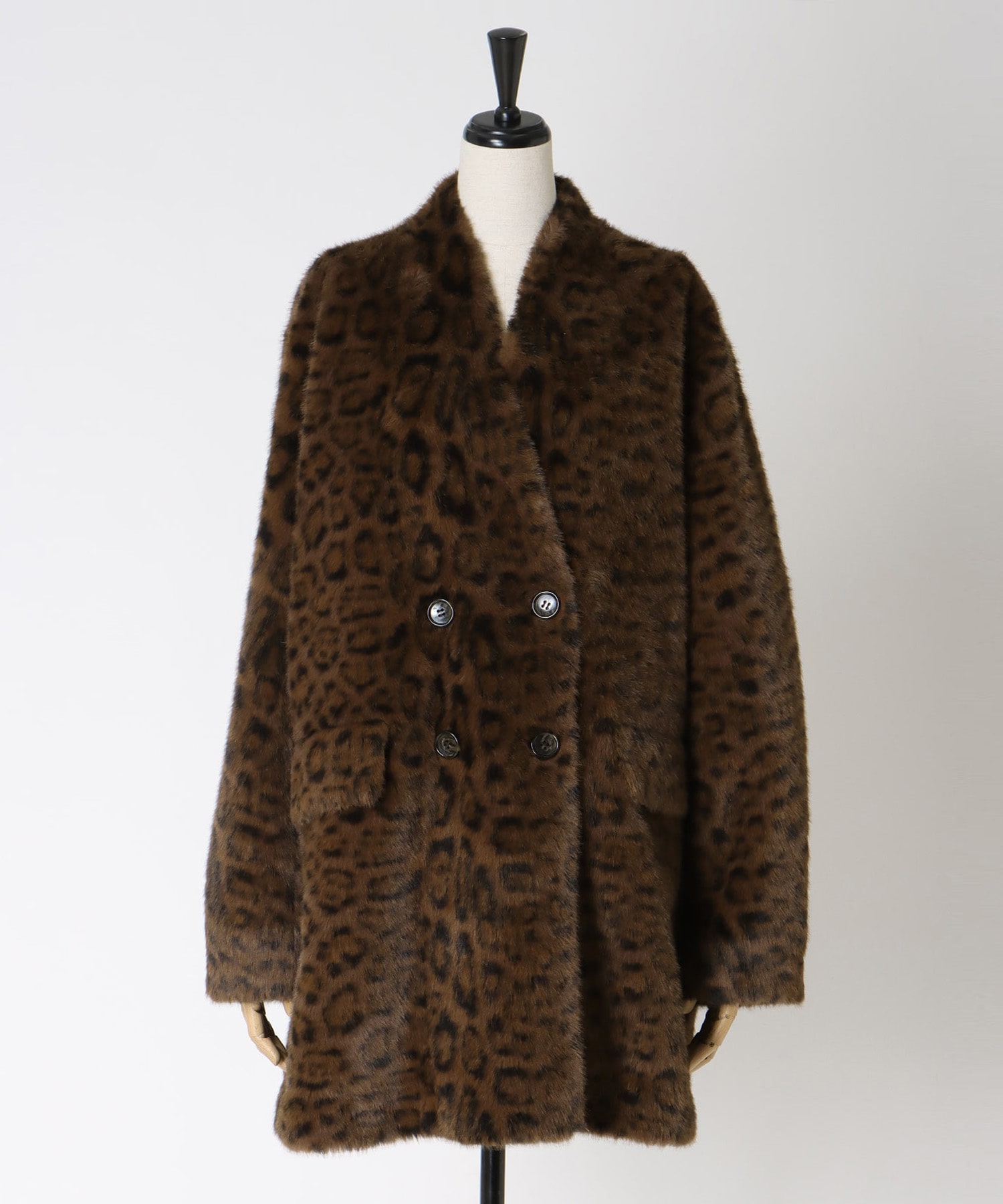 【venit/ヴェニット】LEOPARD COAT