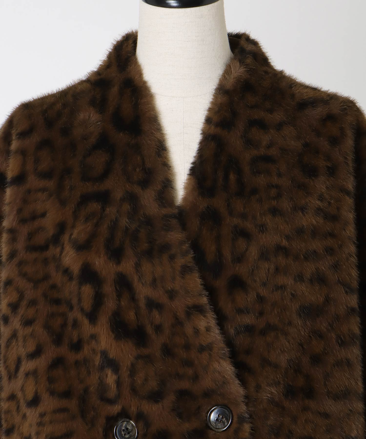 【venit/ヴェニット】LEOPARD COAT