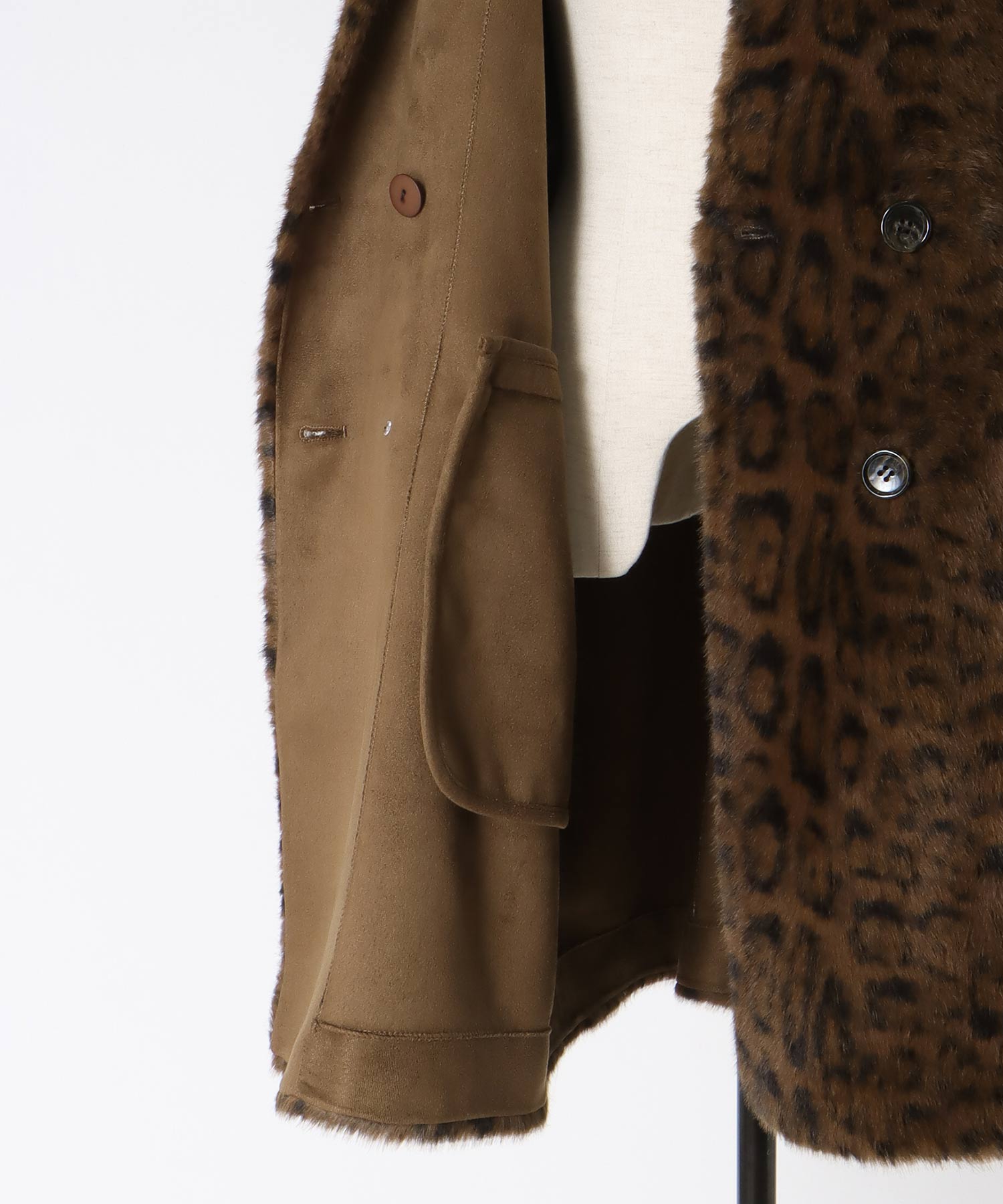 【venit/ヴェニット】LEOPARD COAT