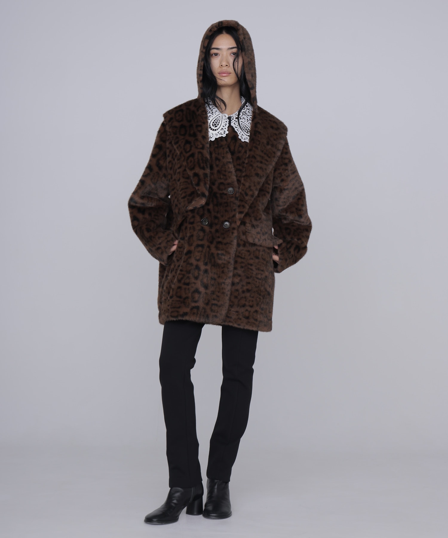 【venit/ヴェニット】LEOPARD COAT