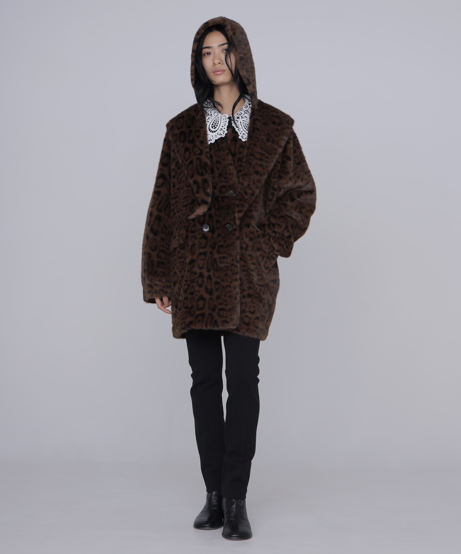 【venit/ヴェニット】LEOPARD COAT