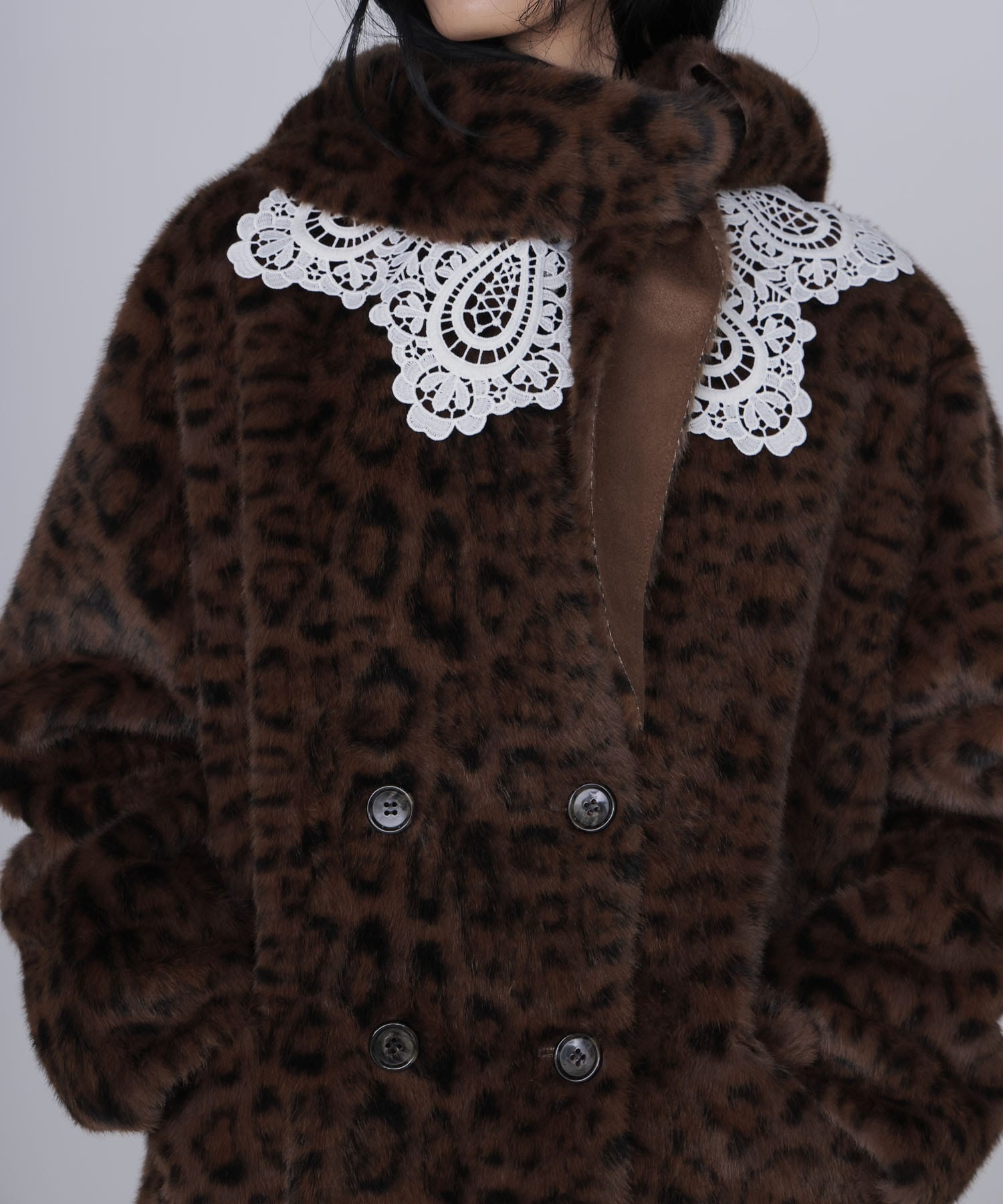 【venit/ヴェニット】LEOPARD COAT