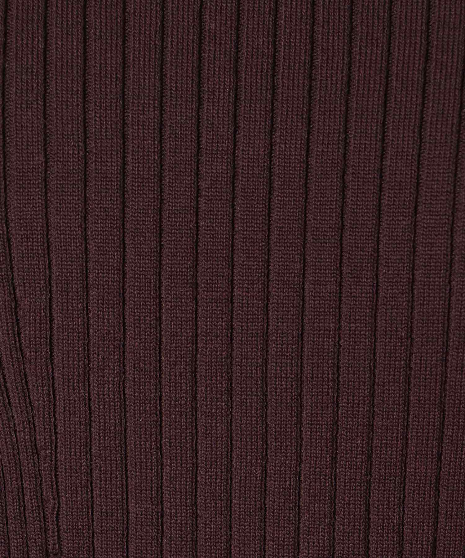 【venit/ヴェニット】ACETATE WOOL RIB HOODIE