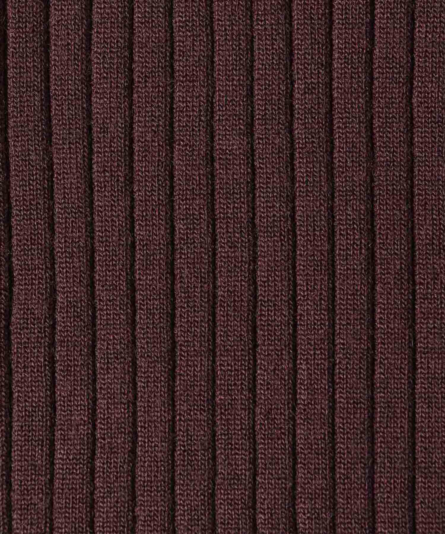 【venit/ヴェニット】ACETATE WOOL RIB VNECK PULL