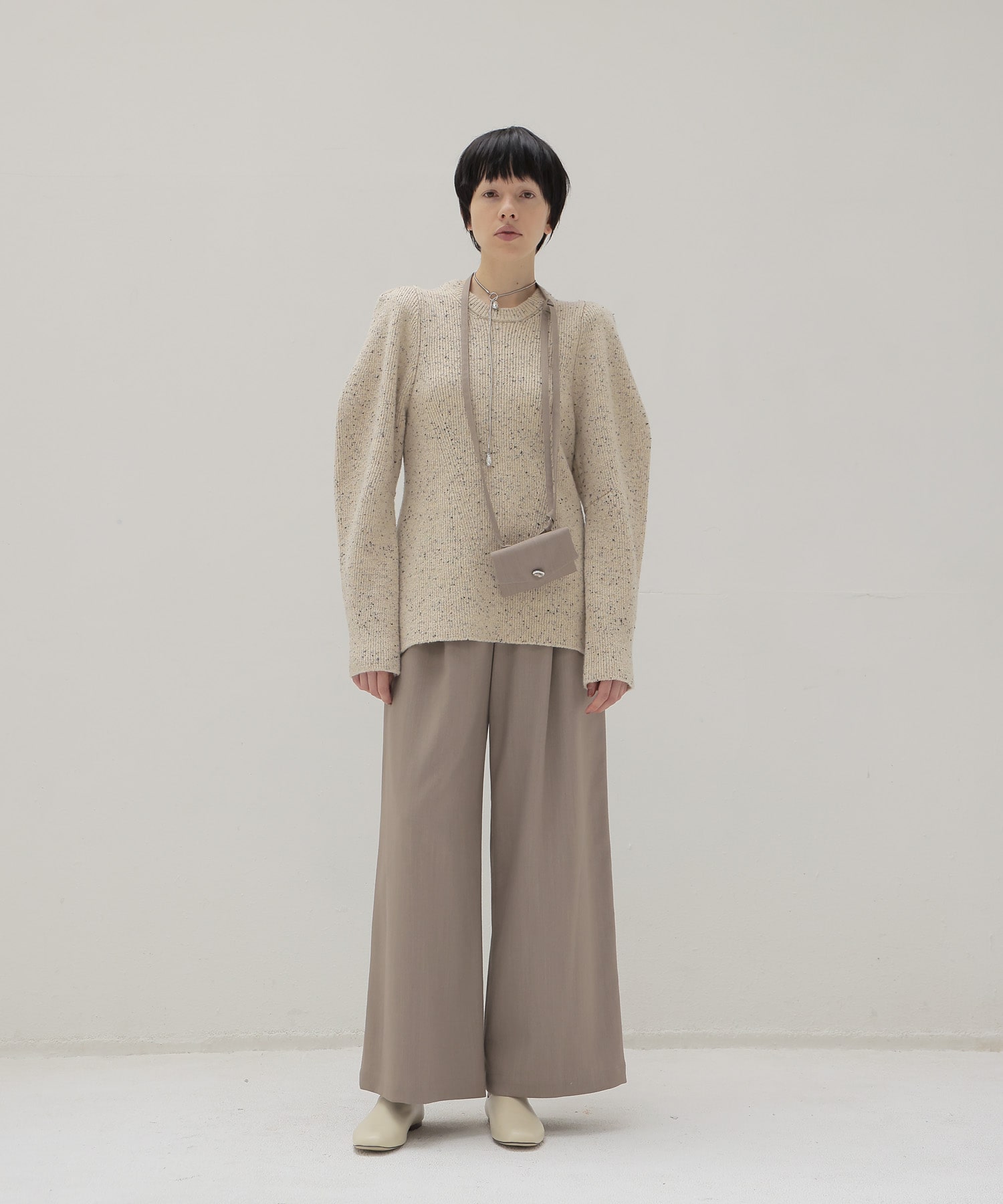 【VENIT/ヴェニット】COLOR NEP TWEED PULL