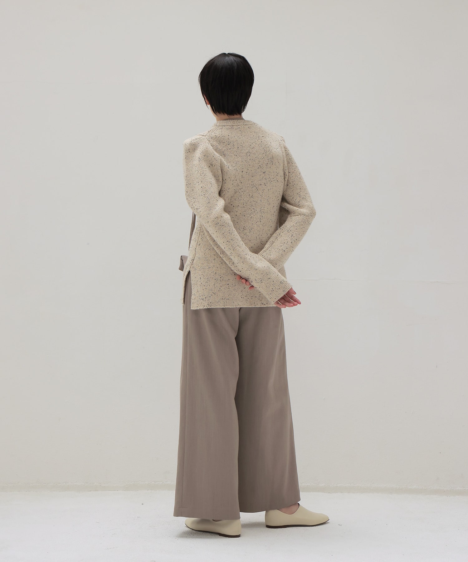 【VENIT/ヴェニット】COLOR NEP TWEED PULL