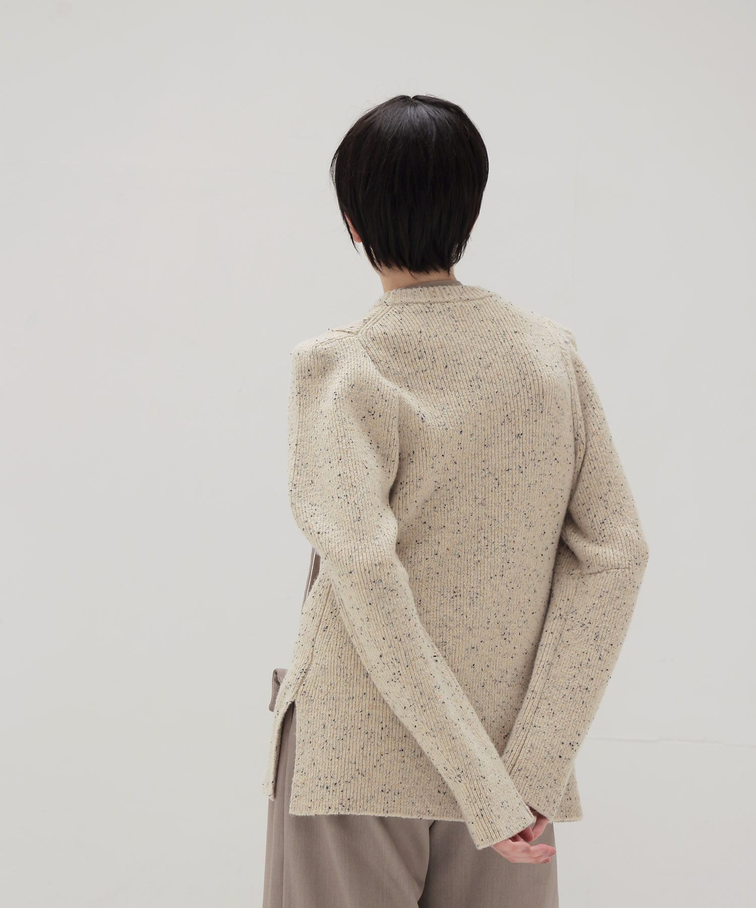 【VENIT/ヴェニット】COLOR NEP TWEED PULL