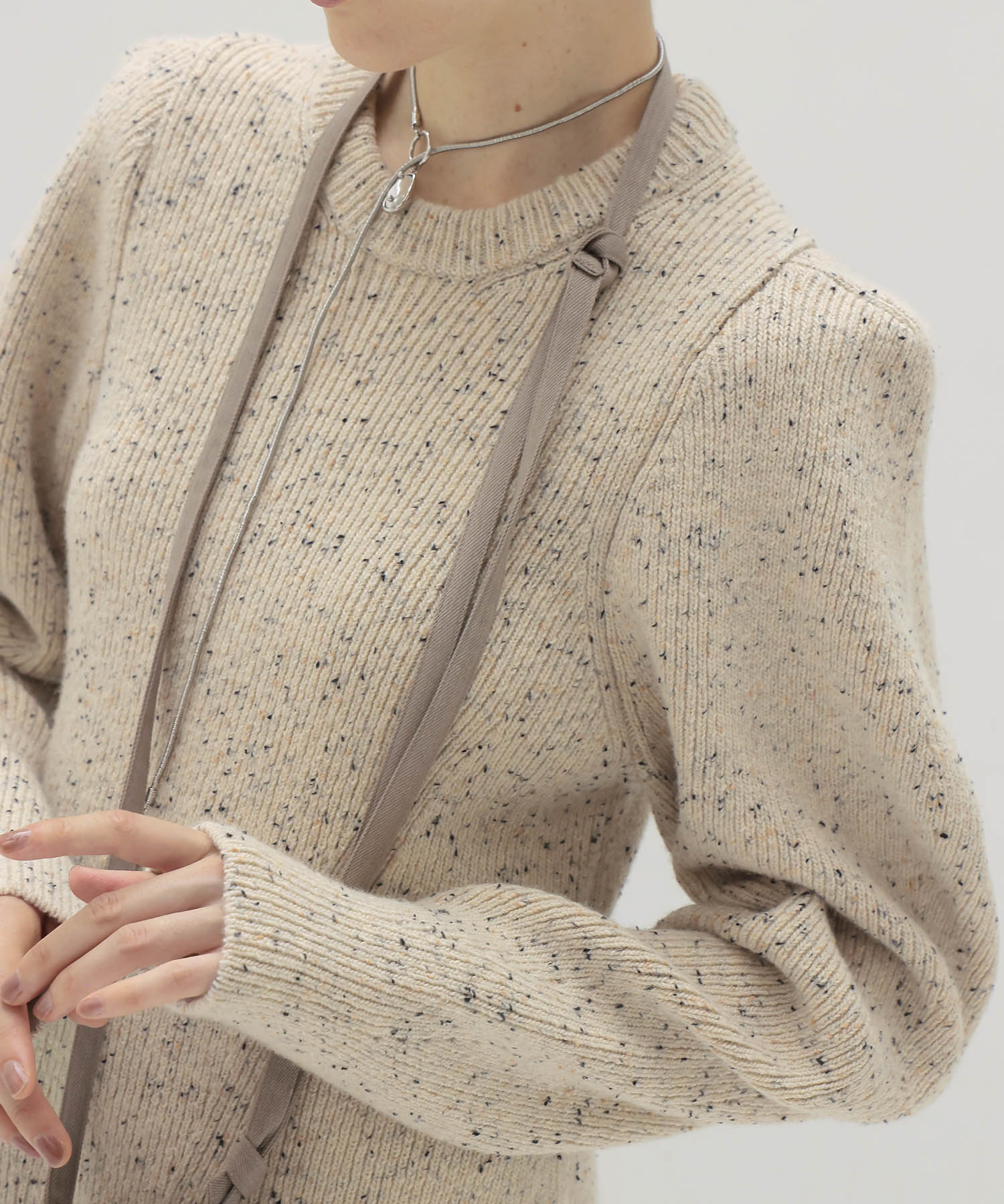 【VENIT/ヴェニット】COLOR NEP TWEED PULL