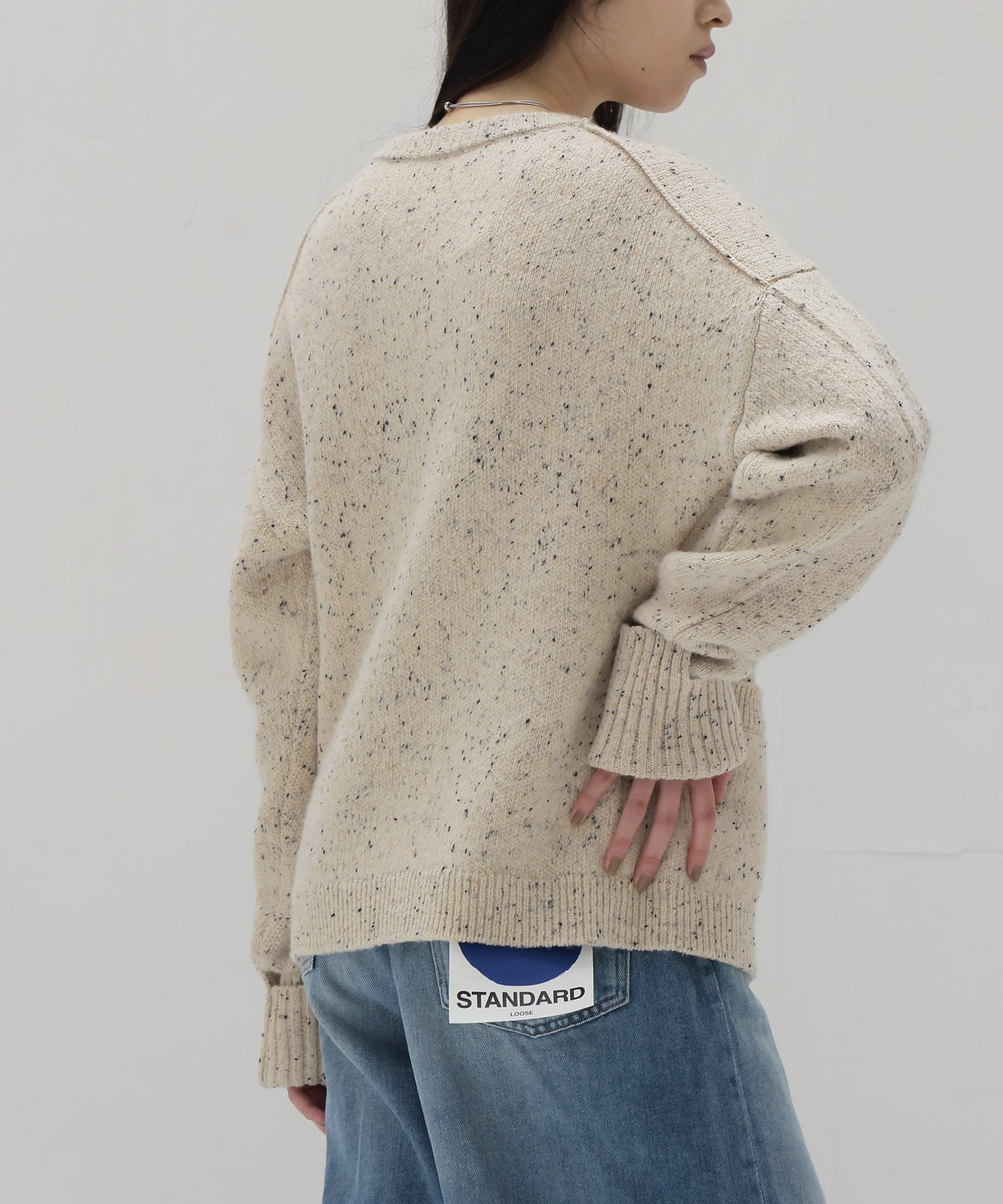 【VENIT/ヴェニット】COLOR NEP TWEED CARDIGAN