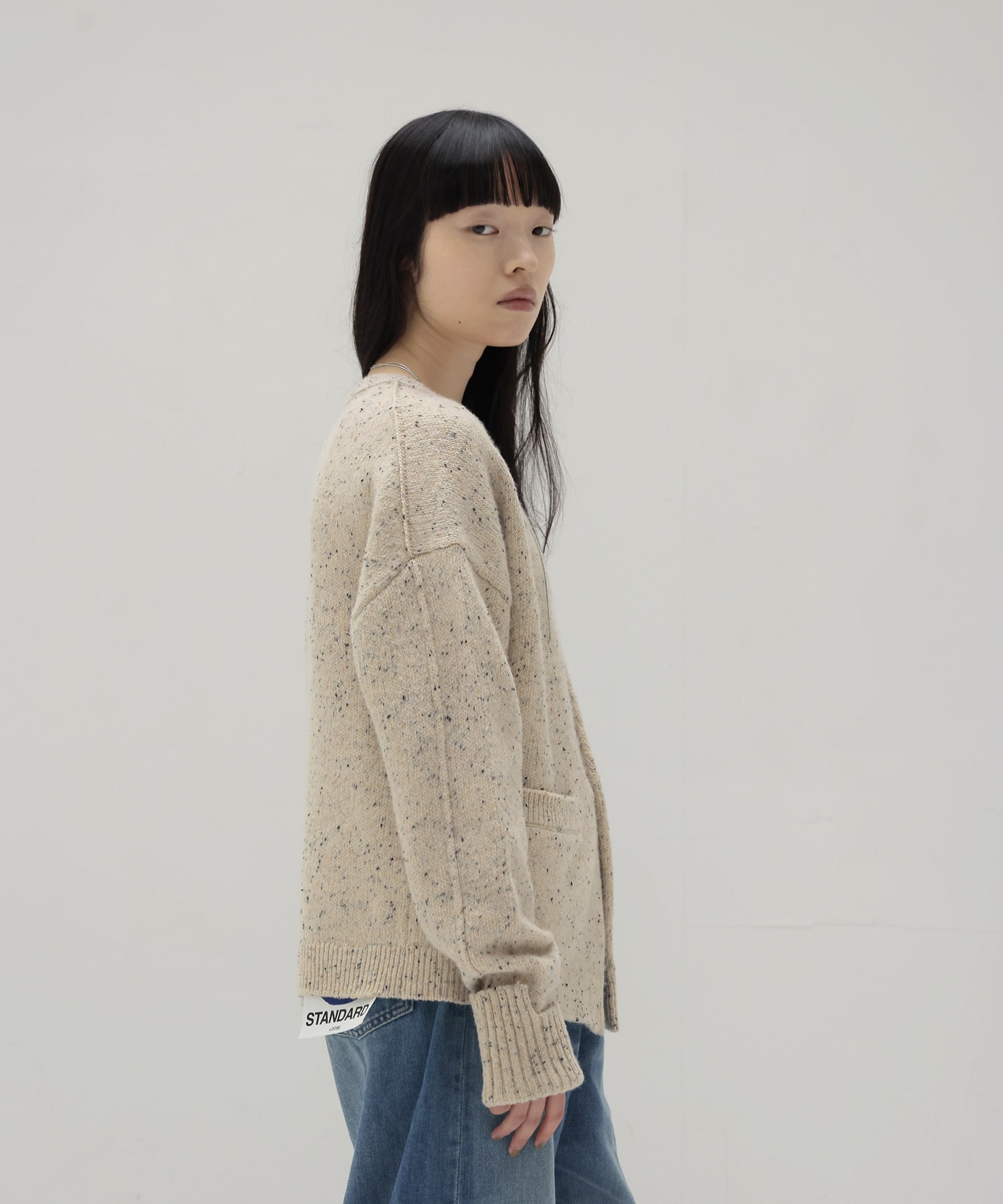 【VENIT/ヴェニット】COLOR NEP TWEED CARDIGAN