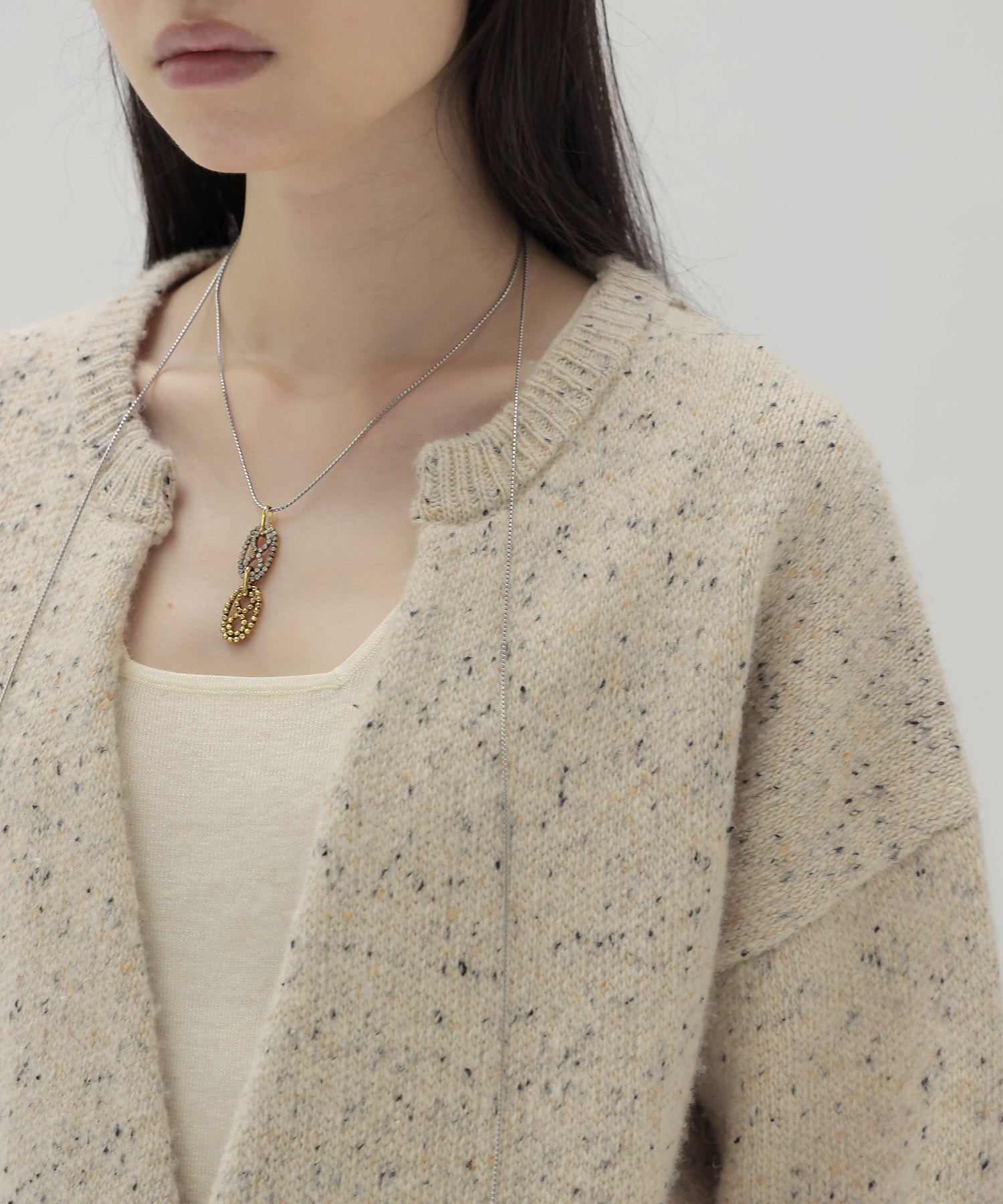 【VENIT/ヴェニット】COLOR NEP TWEED CARDIGAN