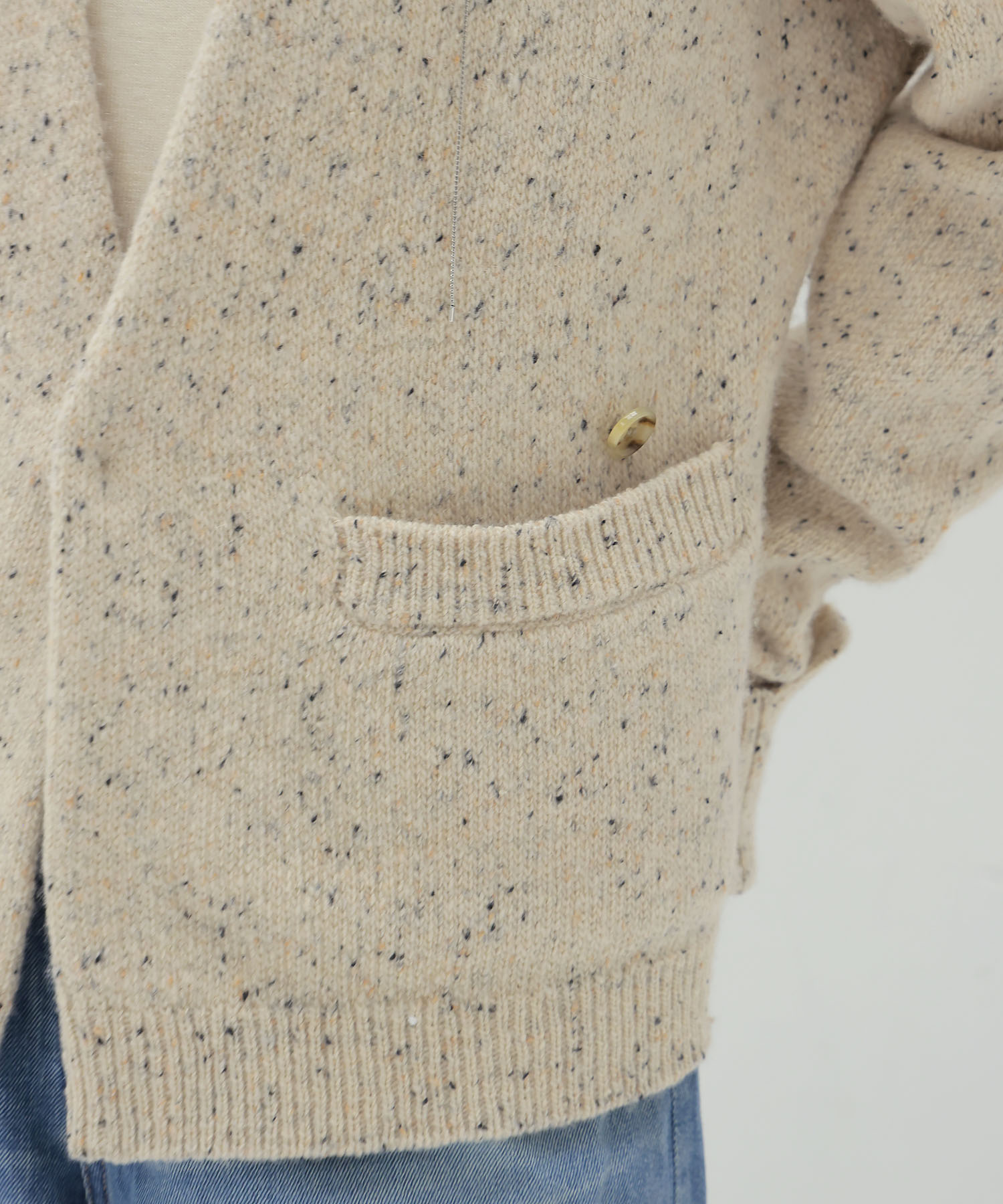 【VENIT/ヴェニット】COLOR NEP TWEED CARDIGAN