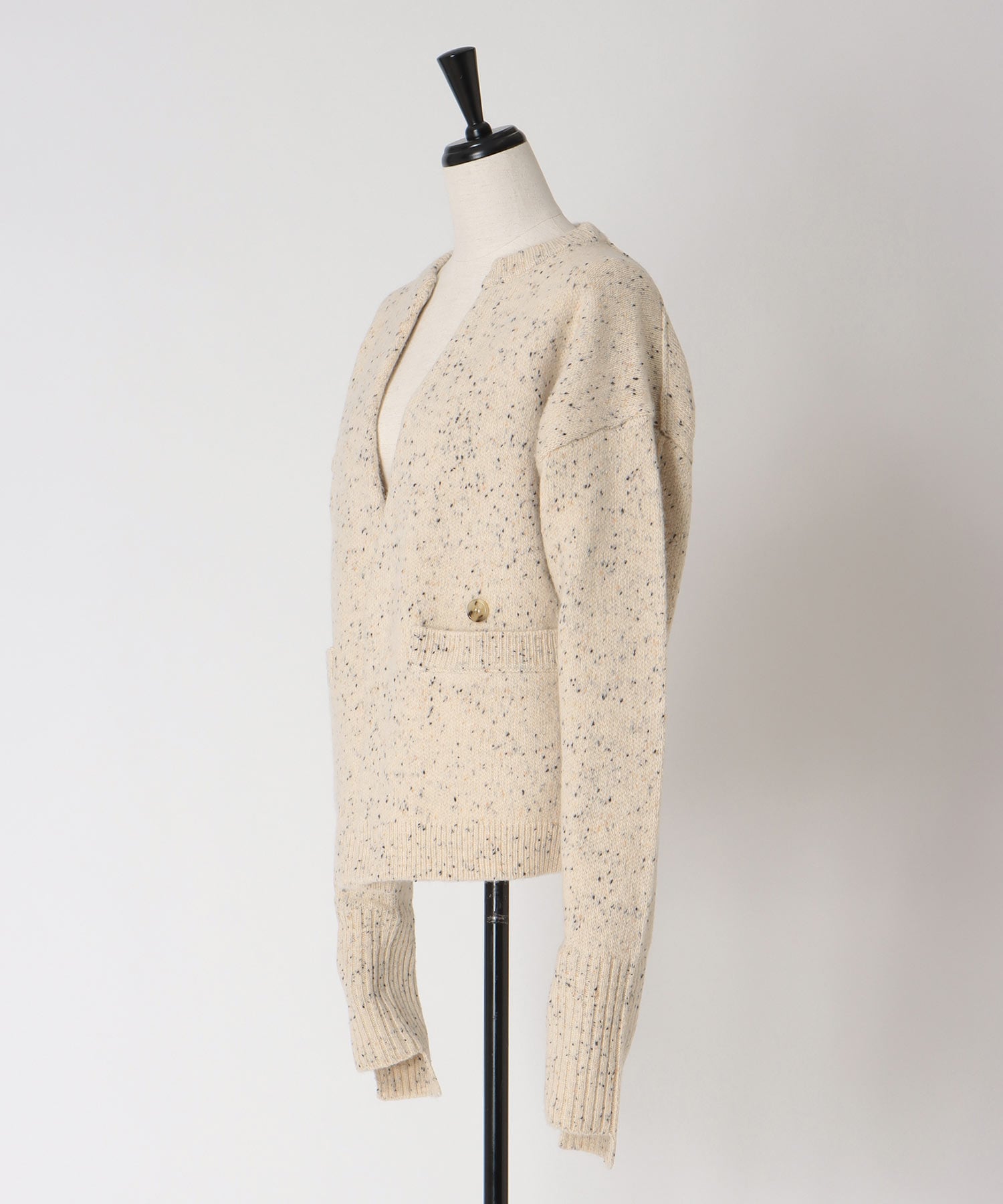 【VENIT/ヴェニット】COLOR NEP TWEED CARDIGAN