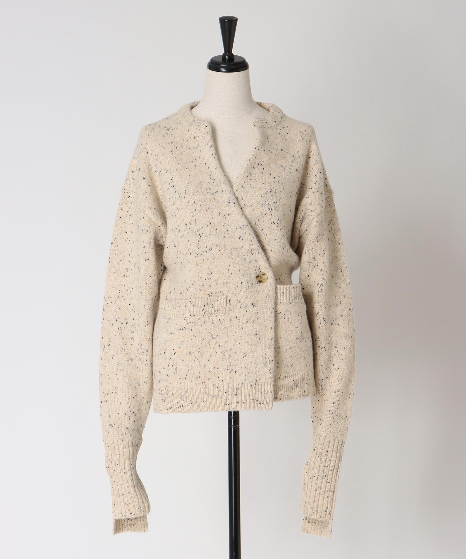 【VENIT/ヴェニット】COLOR NEP TWEED CARDIGAN