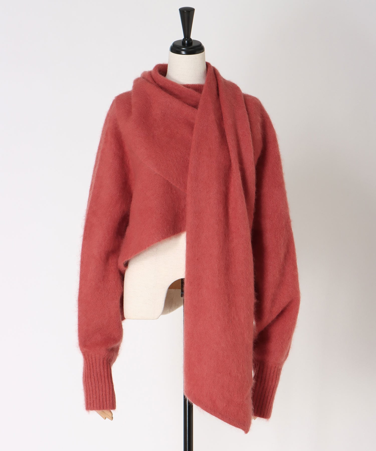 【venit/ヴェニット】BRUSHED STOLE KNIT