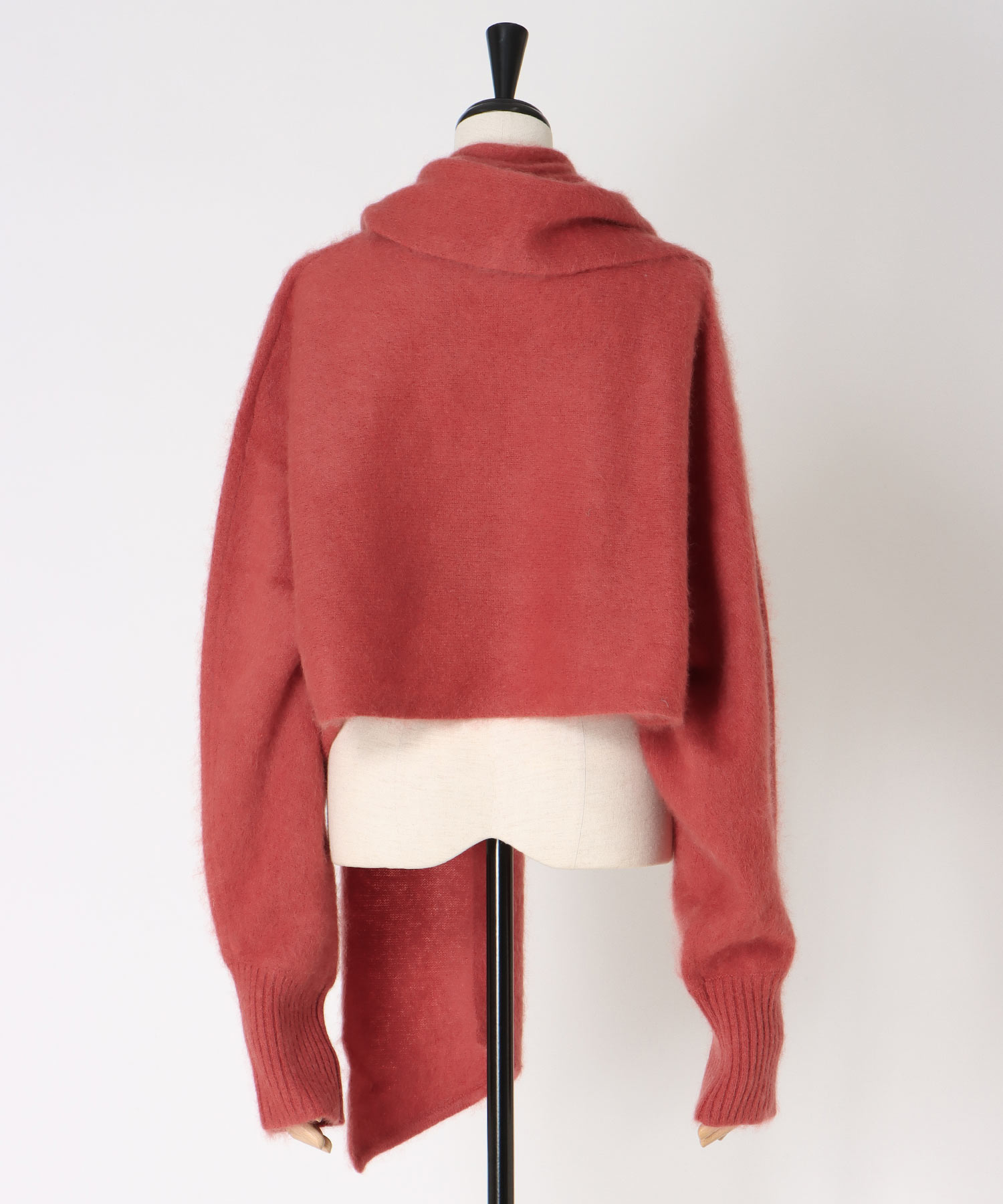 【venit/ヴェニット】BRUSHED STOLE KNIT