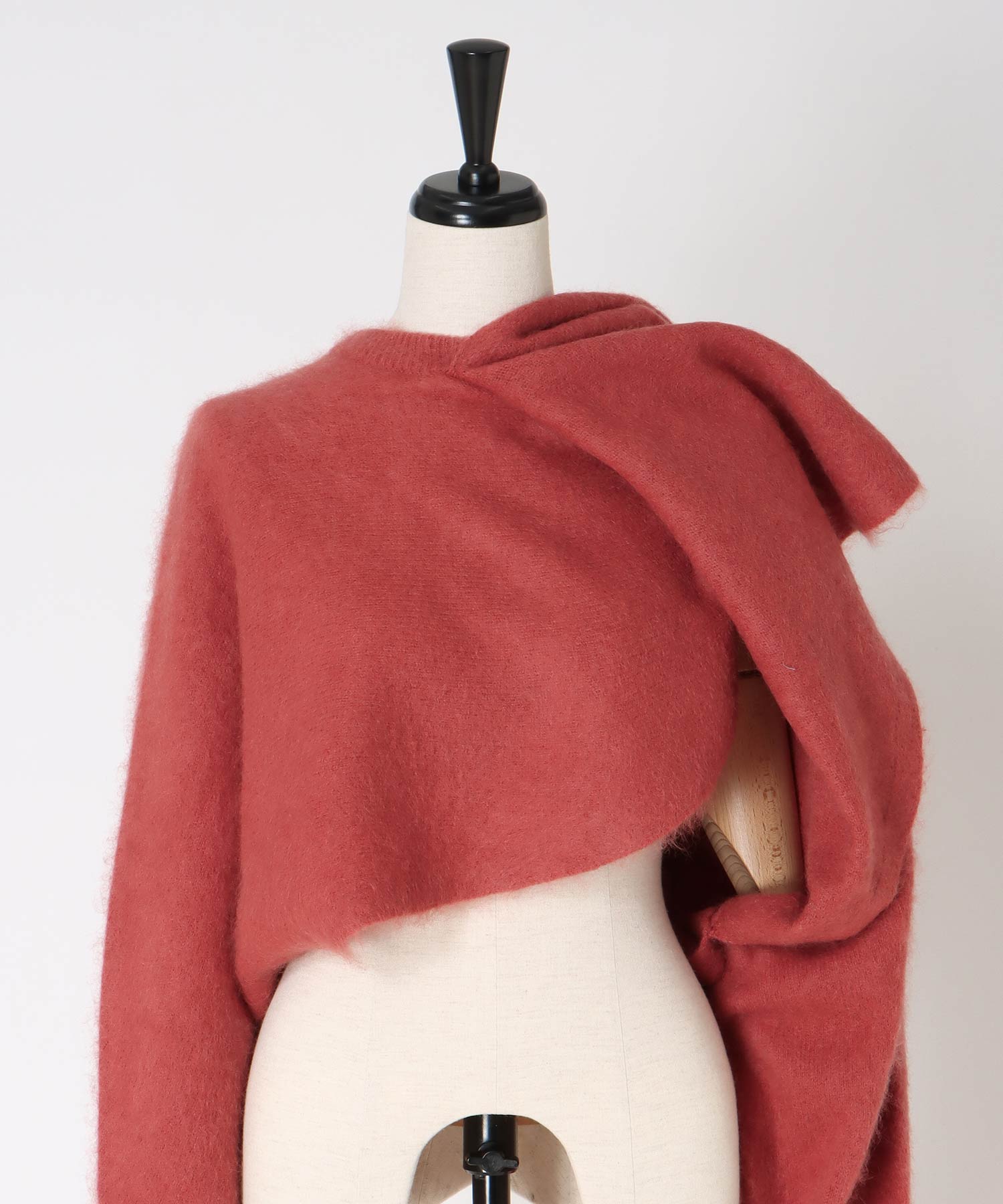 【venit/ヴェニット】BRUSHED STOLE KNIT